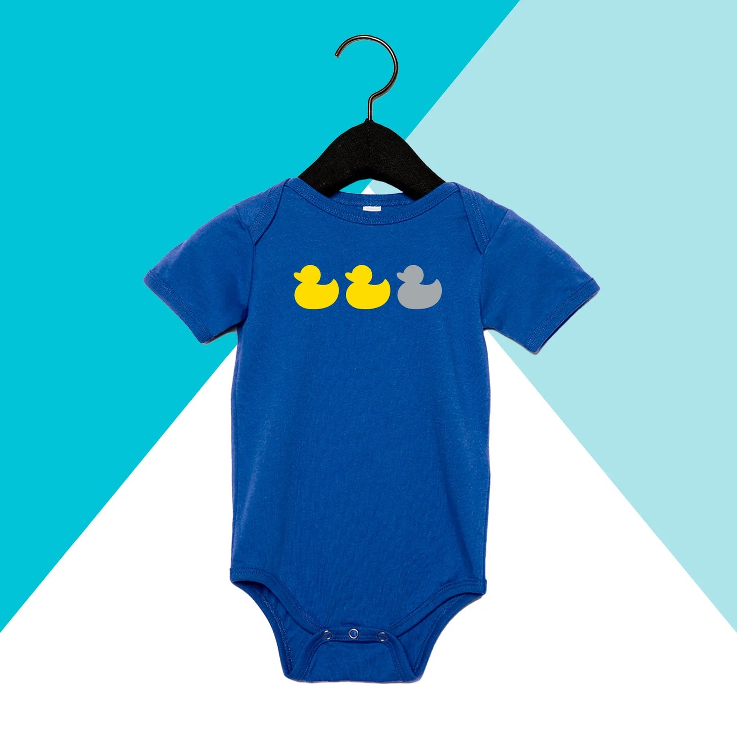 Duck Duck Grey Duck Baby Bodysuit One-Piece North Owl Apparel