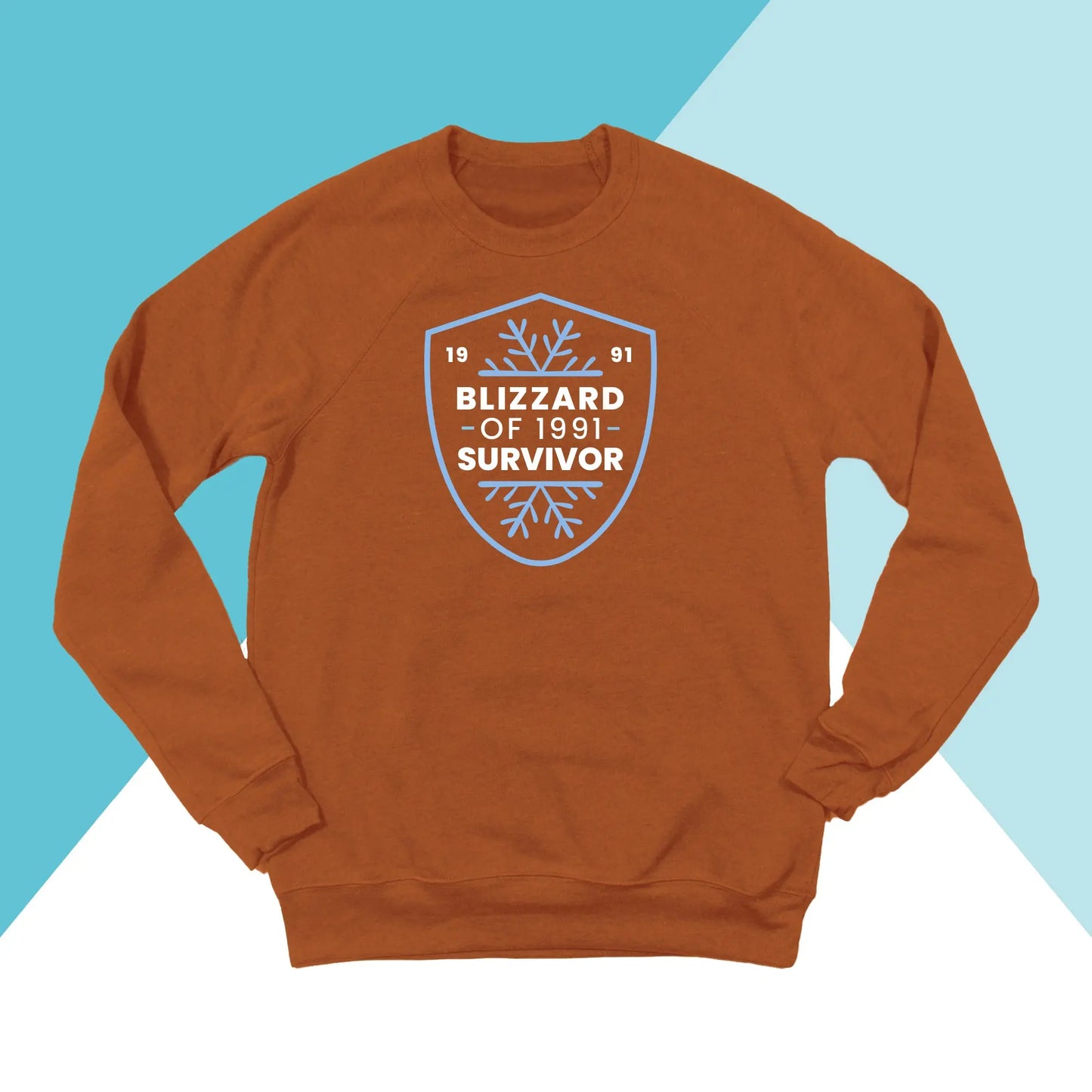 Blizzard of 1991 Survivor Unisex Crewneck Sweatshirt North Owl Apparel