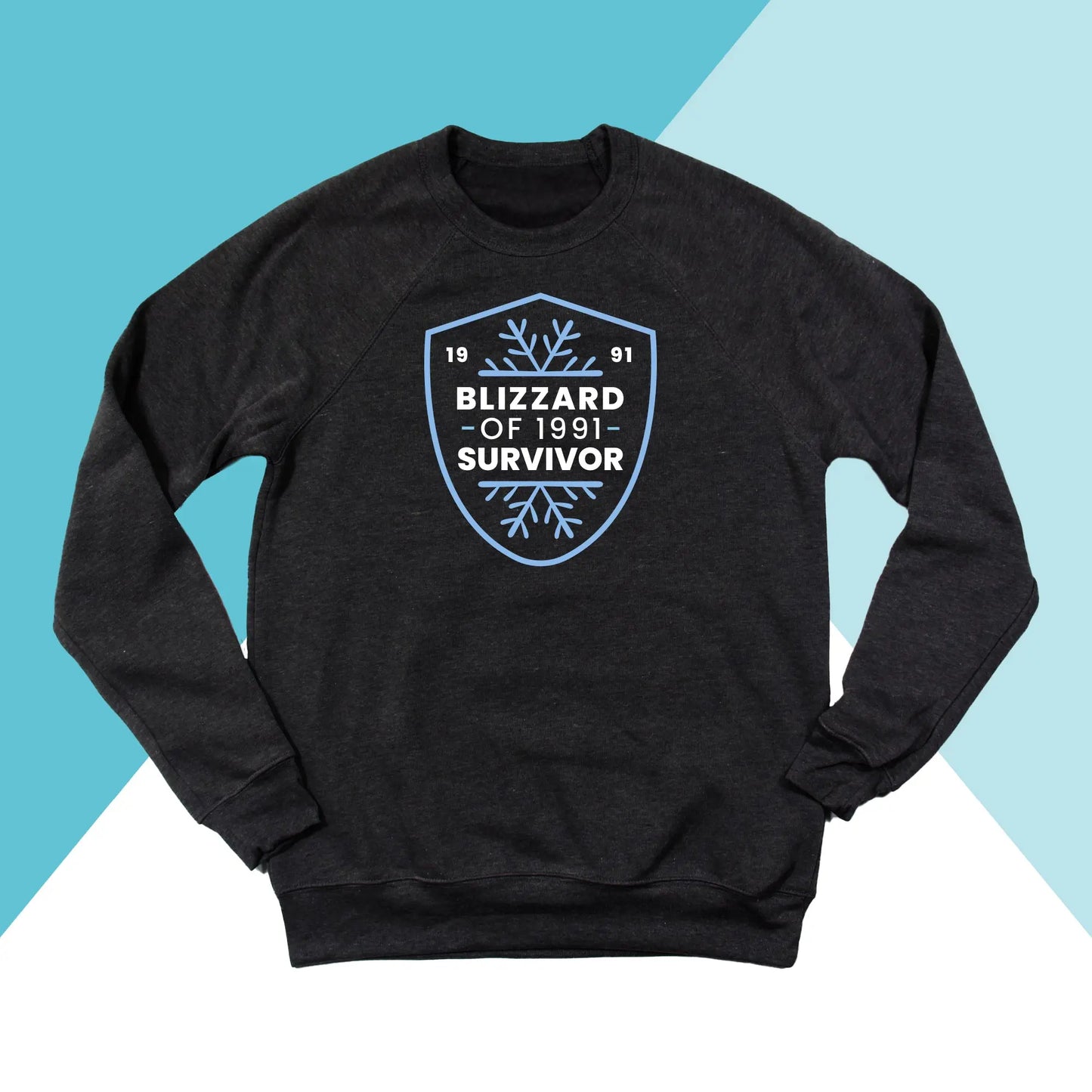 Blizzard of 1991 Survivor Unisex Crewneck Sweatshirt North Owl Apparel