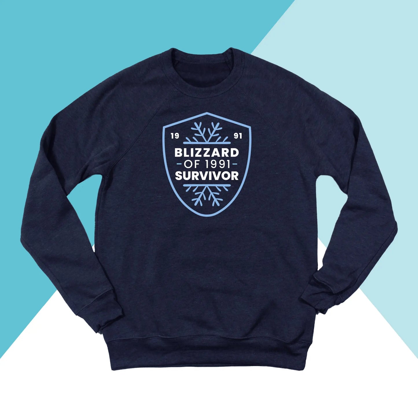 Blizzard of 1991 Survivor Unisex Crewneck Sweatshirt North Owl Apparel