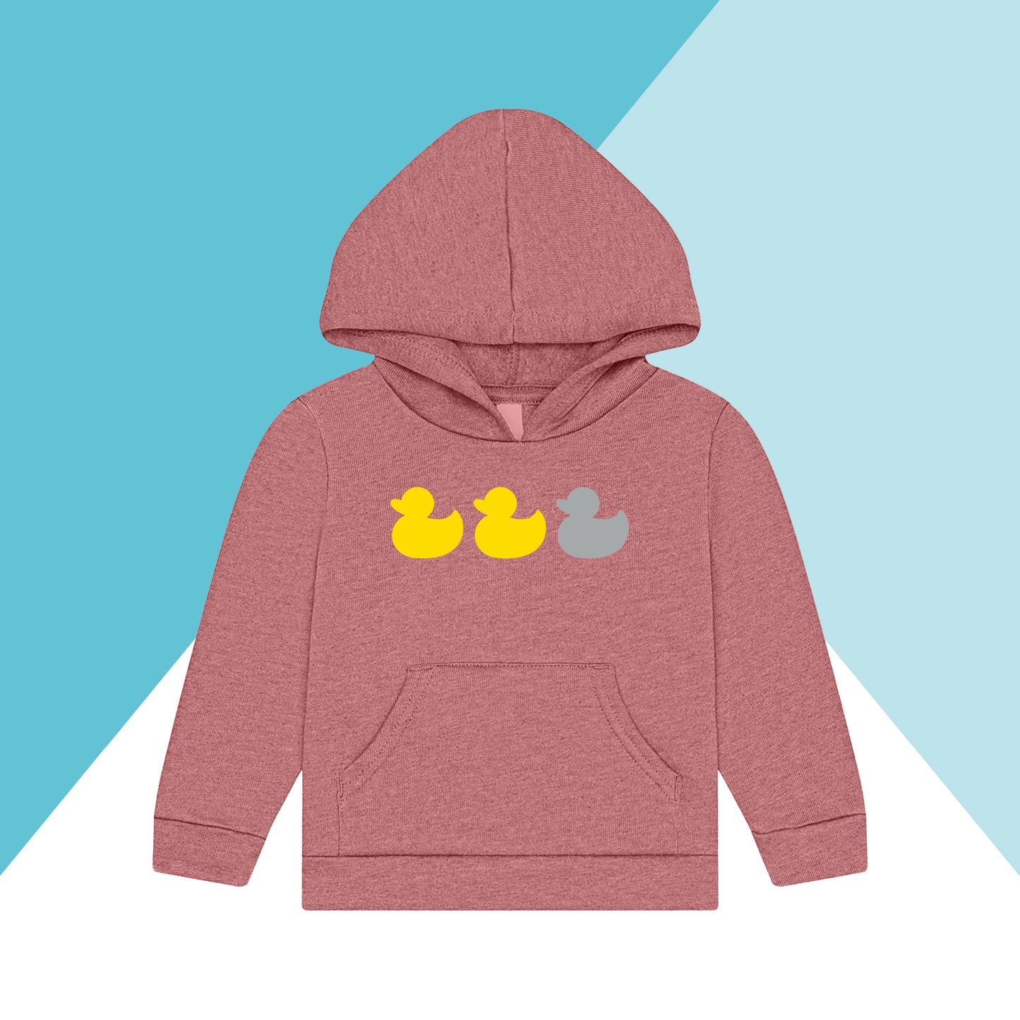 Duck Duck Grey Duck Toddler Hoodie Sweatshirt North Owl Apparel