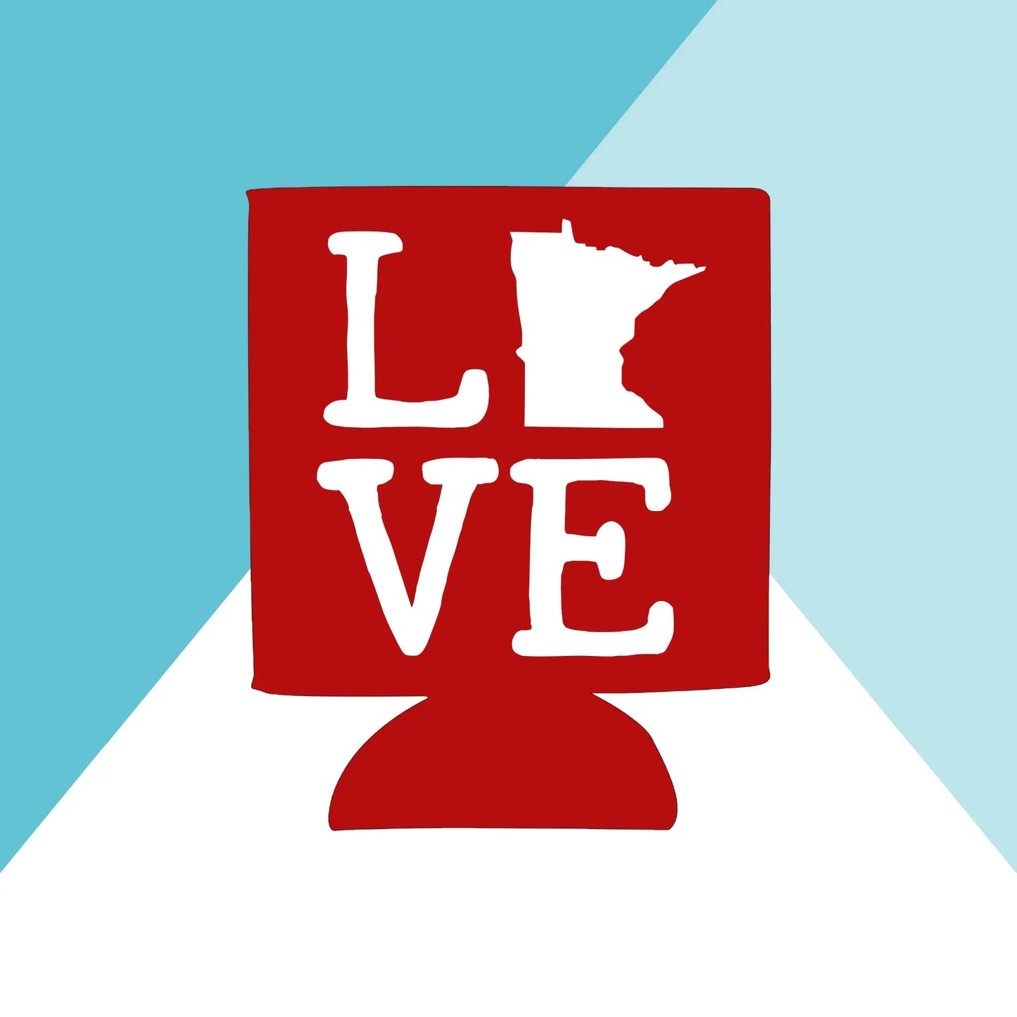 Minnesota Love Can Cooler North Owl Apparel