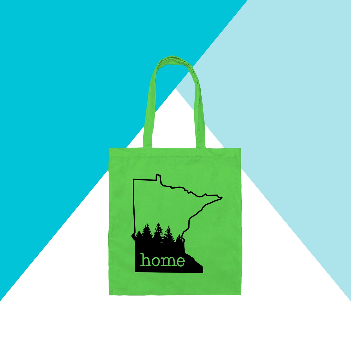 Minnesota Home Pine Trees Tote Bag North Owl Apparel
