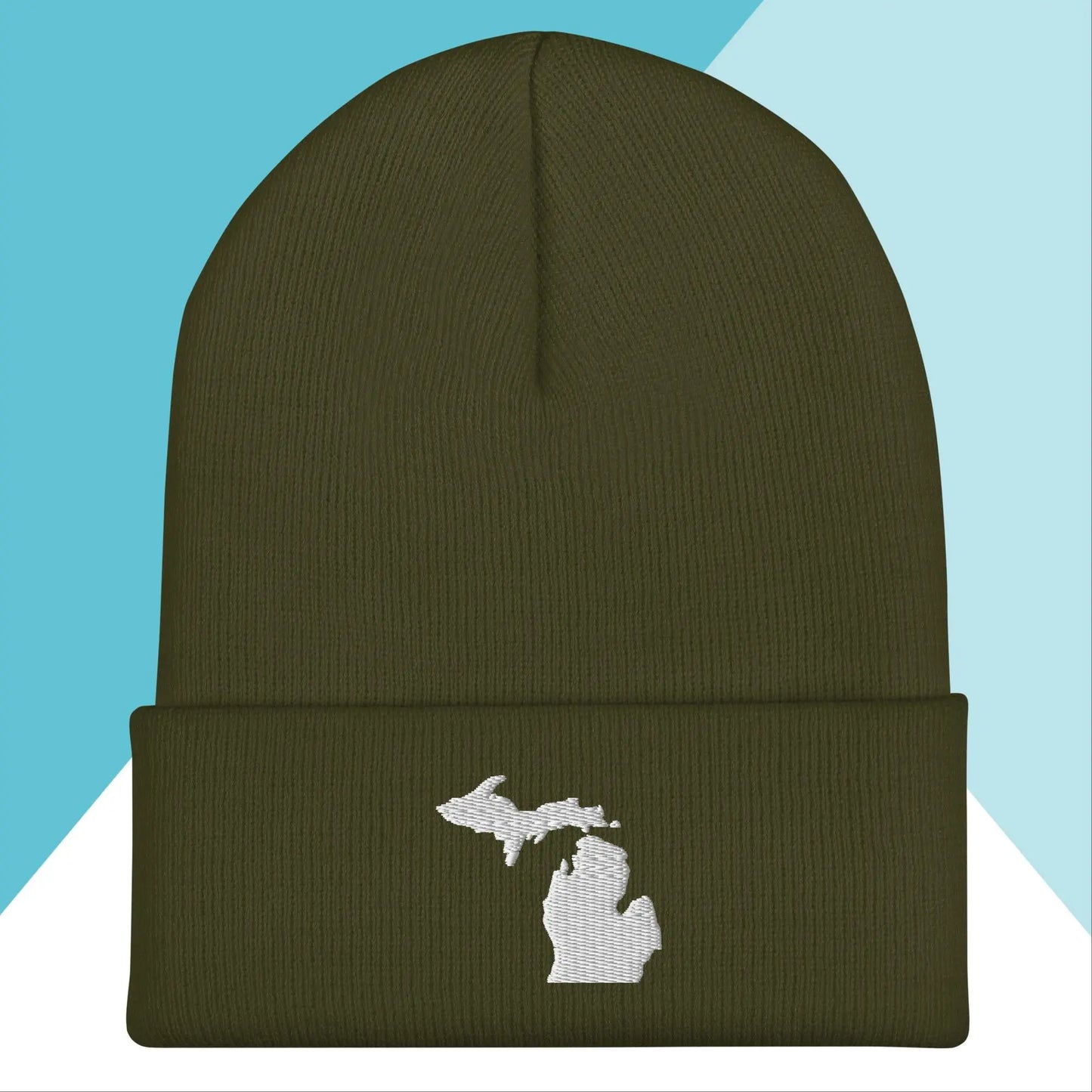 Michigan State Shape Cuffed Beanie North Owl Apparel