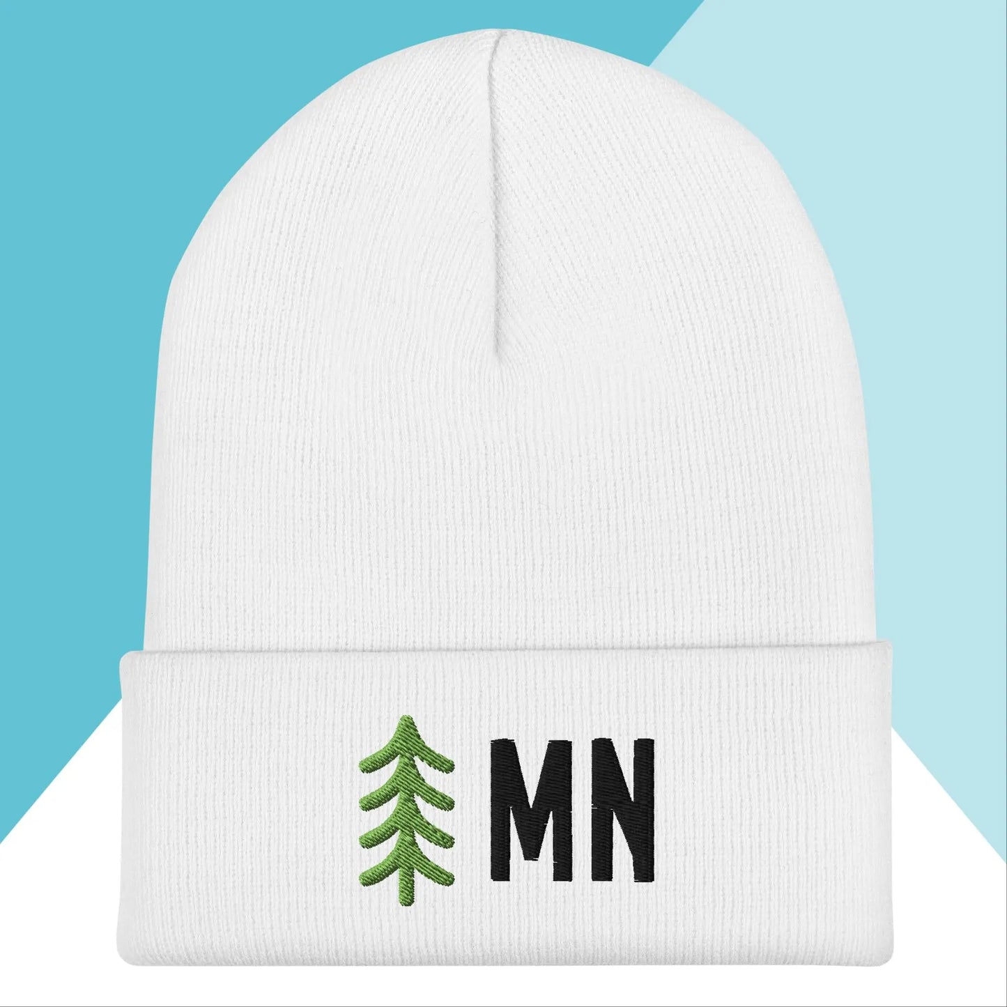 Minnesota Trees Cuffed Beanie Hat North Owl Apparel