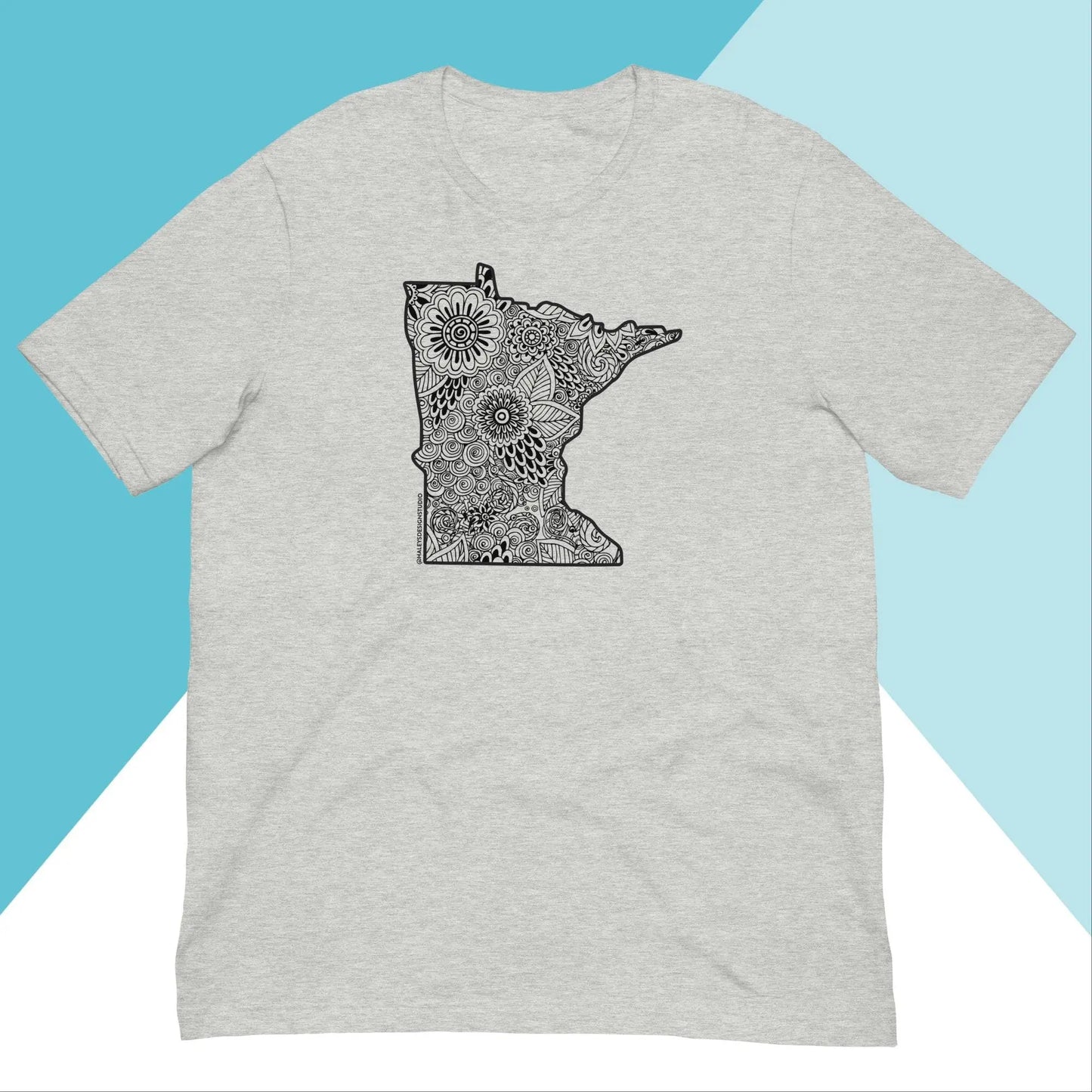 Minnesota Floral Mandala Unisex Shirt North Owl Apparel