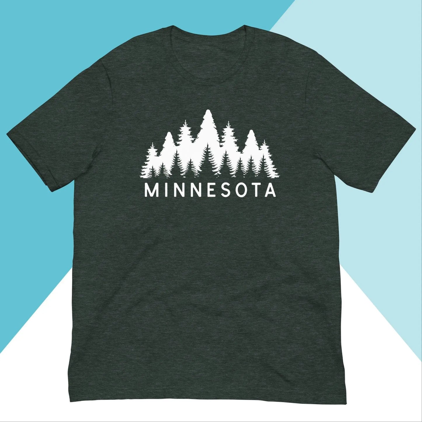 Minnesota Pine Tree Forest Unisex Shirt North Owl Apparel