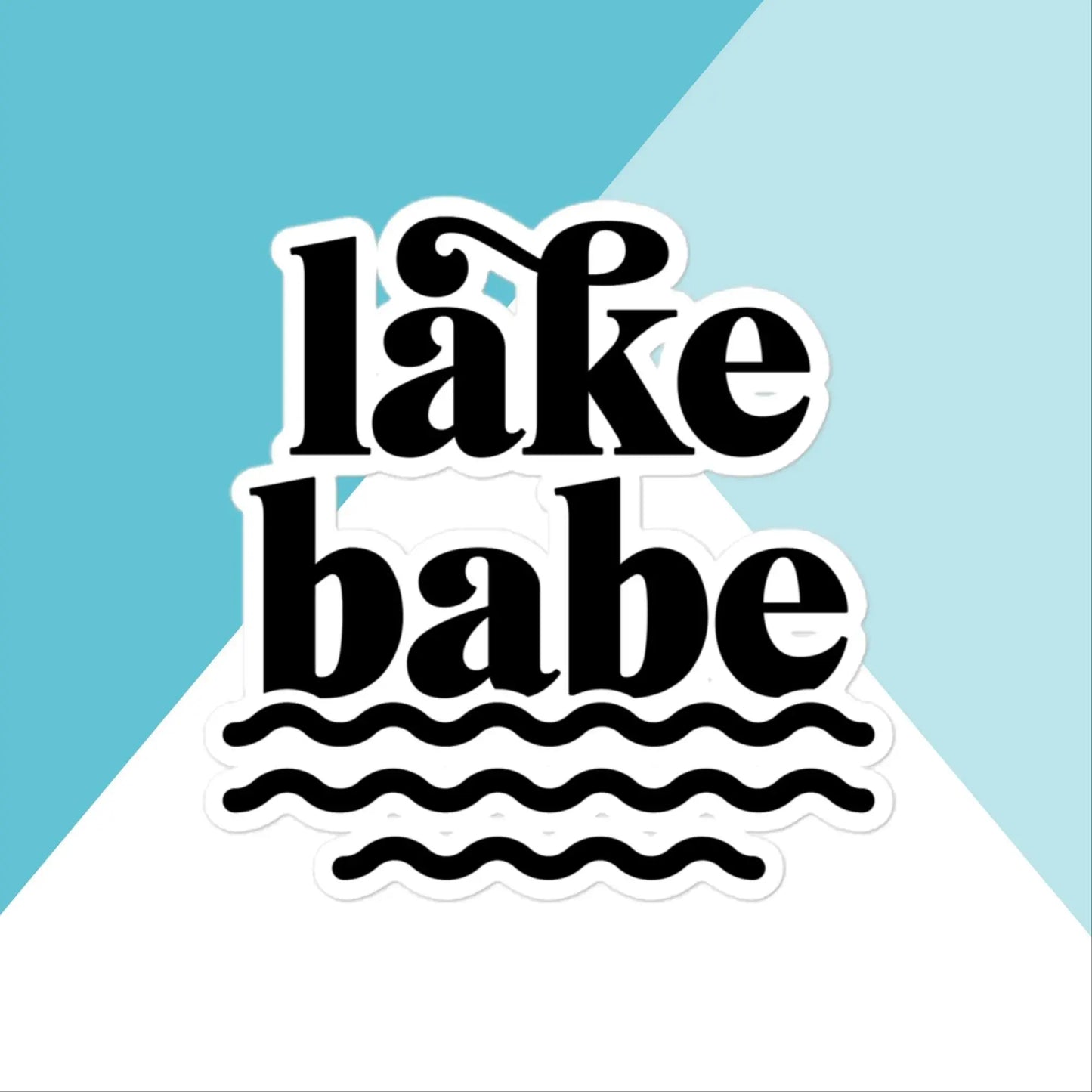 Lake Babe Vinyl Sticker North Owl Apparel