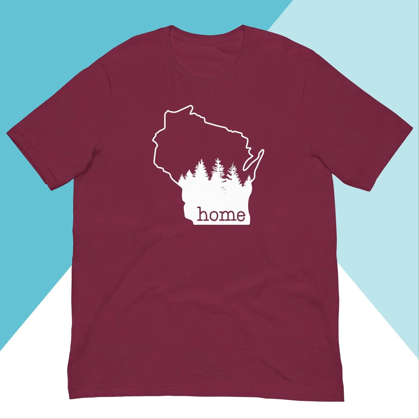 Wisconsin Home Pine Trees Unisex Shirt North Owl Apparel