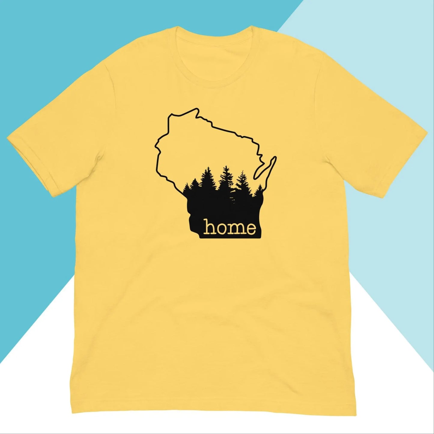 Wisconsin Home Pine Trees Unisex Shirt North Owl Apparel