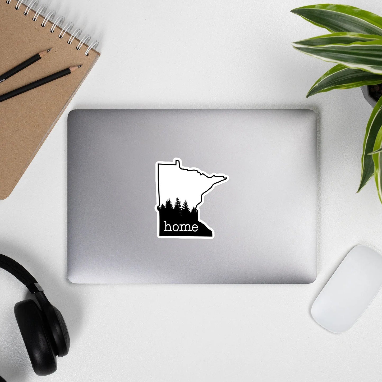 Minnesota Home Pine Trees Vinyl Sticker North Owl Apparel