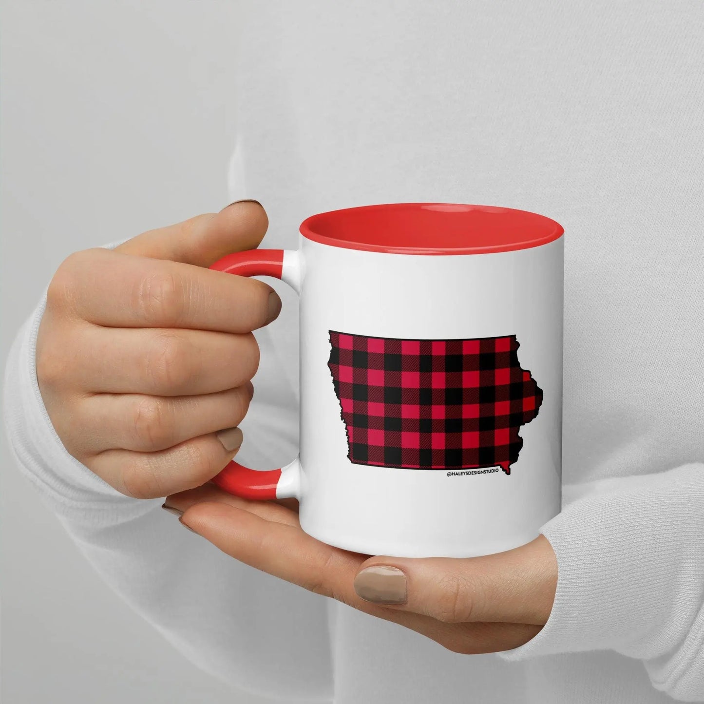 Iowa Buffalo Plaid Mug North Owl Apparel