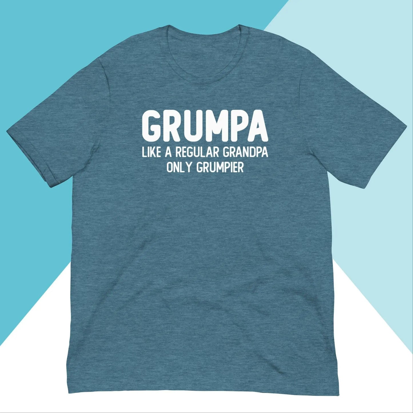 Grumpa Like a Regular Grandpa But Grumpier Unisex Shirt North Owl Apparel