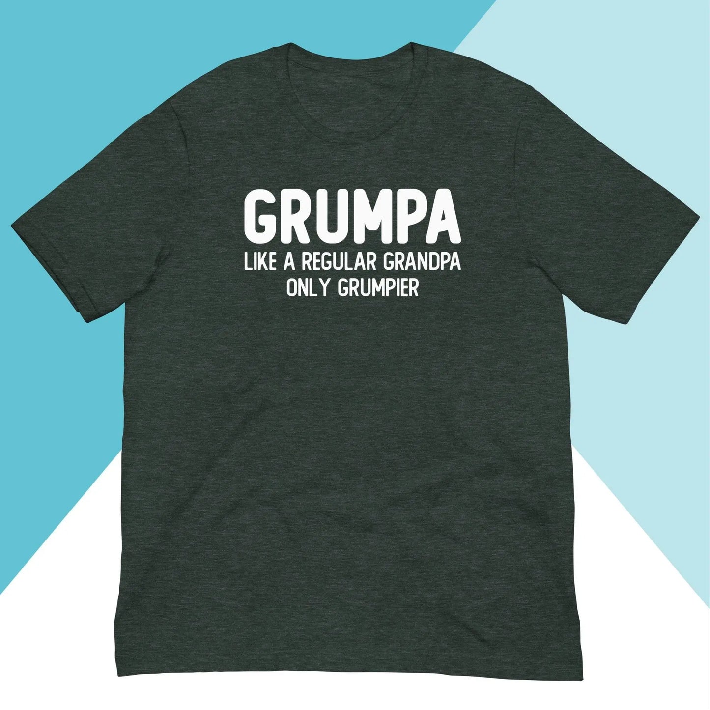 Grumpa Like a Regular Grandpa But Grumpier Unisex Shirt North Owl Apparel