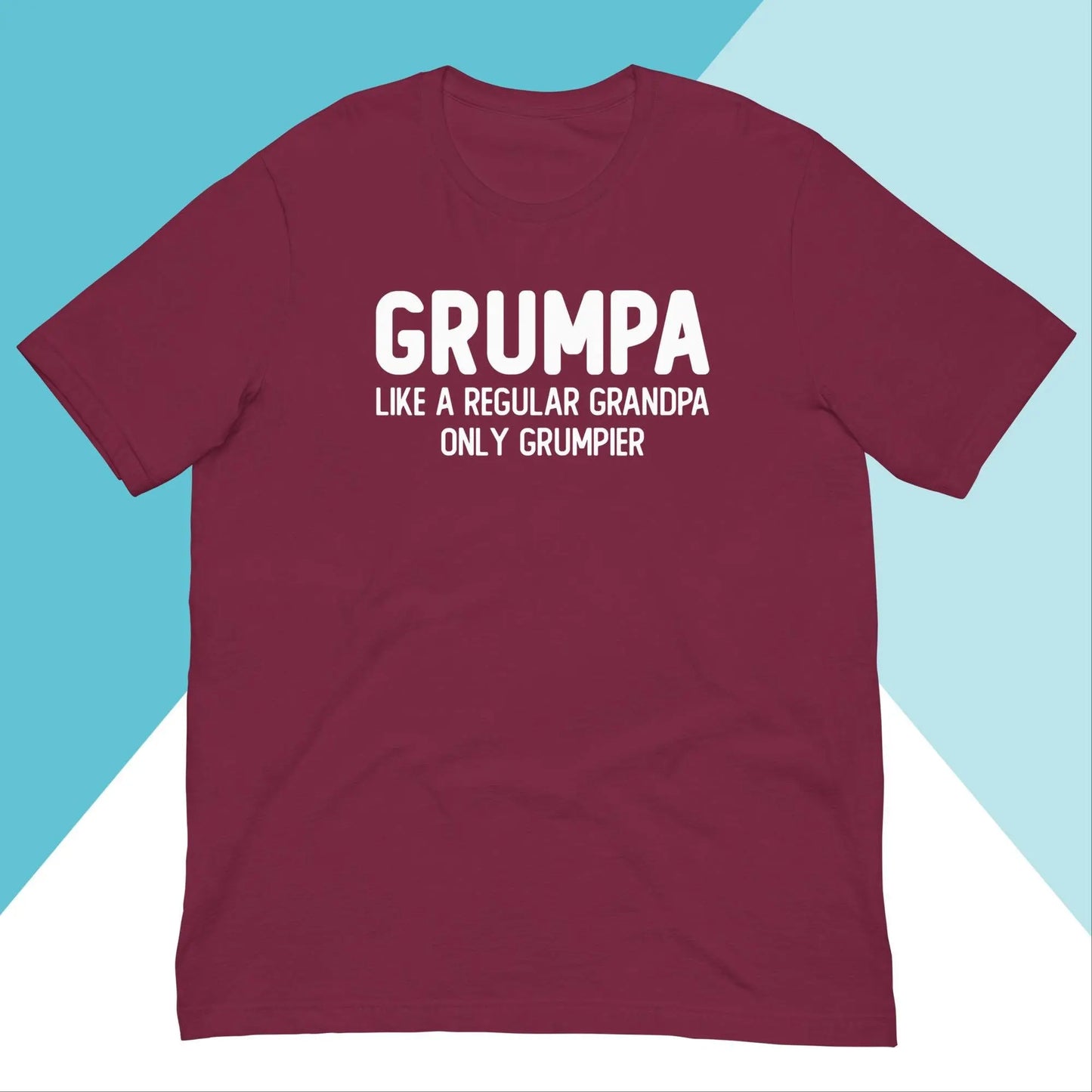 Grumpa Like a Regular Grandpa But Grumpier Unisex Shirt North Owl Apparel