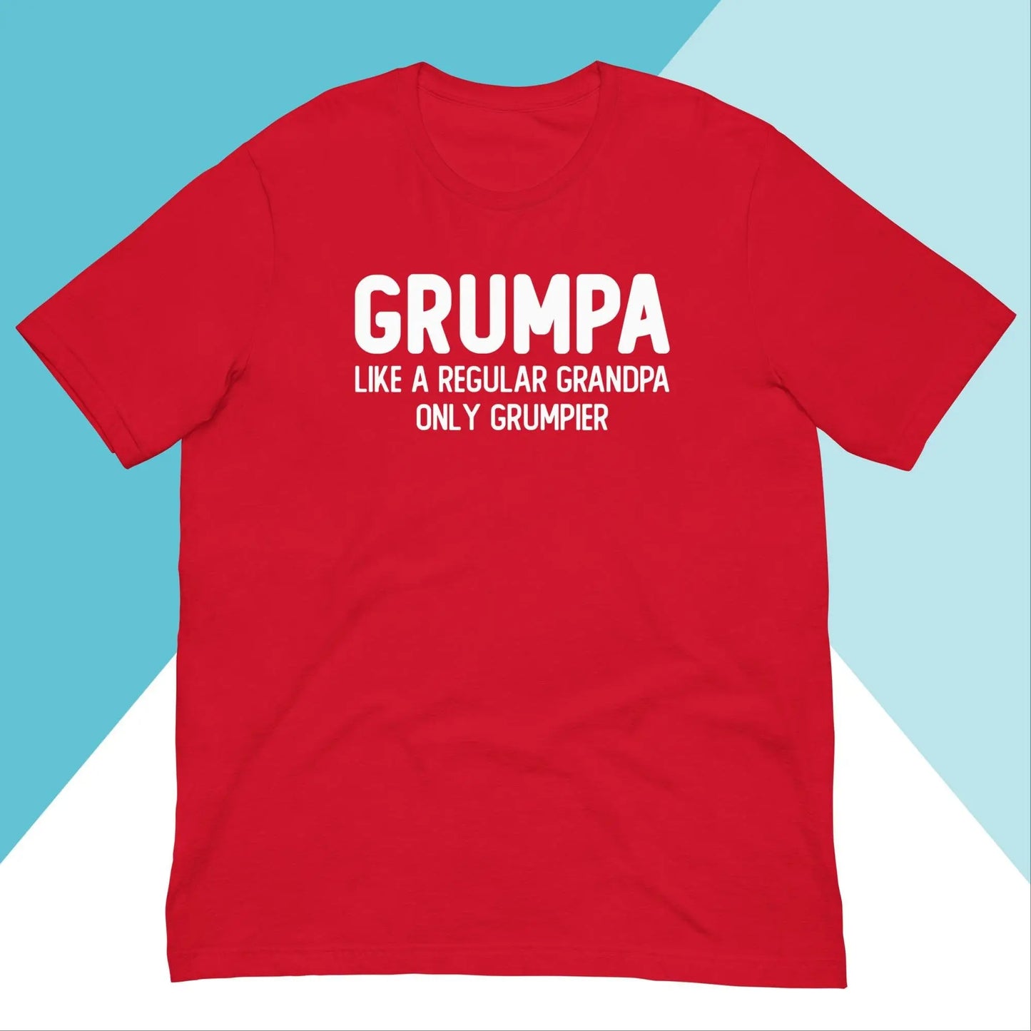 Grumpa Like a Regular Grandpa But Grumpier Unisex Shirt North Owl Apparel