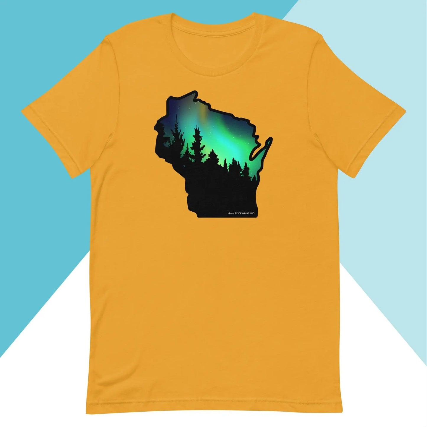 Wisconsin Northern Lights Unisex Shirt North Owl Apparel