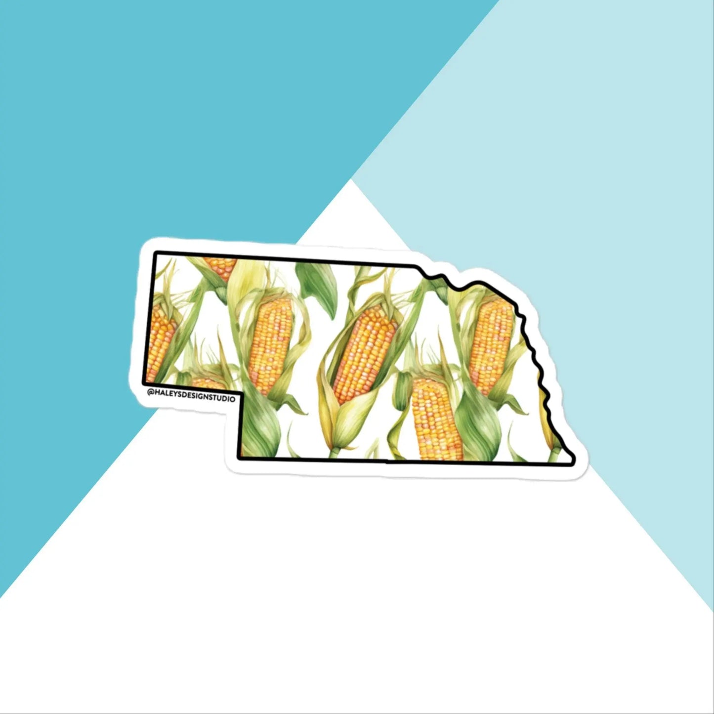 Nebraska Sweet Corn Vinyl Sticker North Owl Apparel