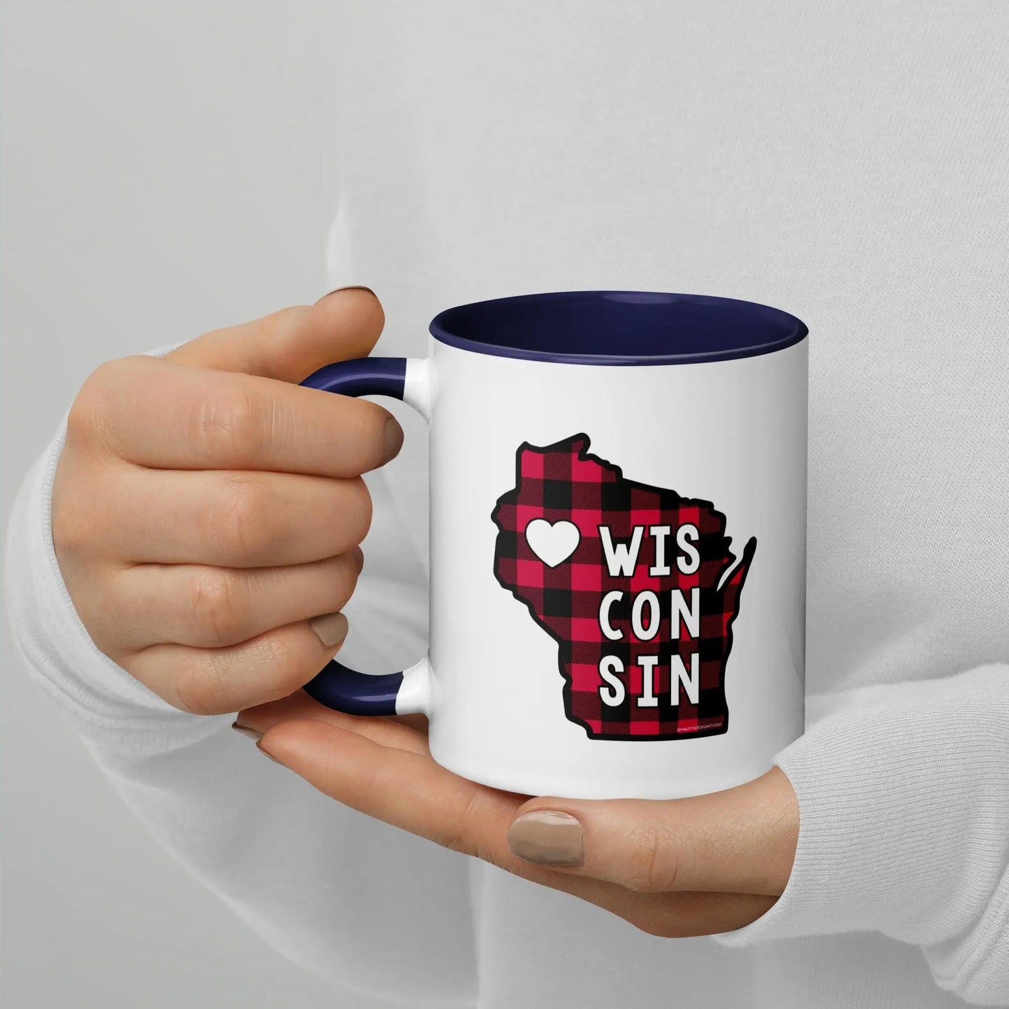 Wisconsin Buffalo Plaid Mug North Owl Apparel