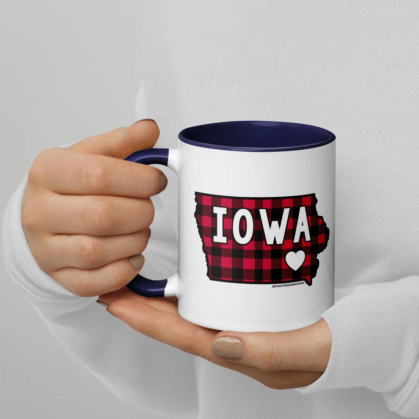 Iowa Buffalo Plaid Mug North Owl Apparel