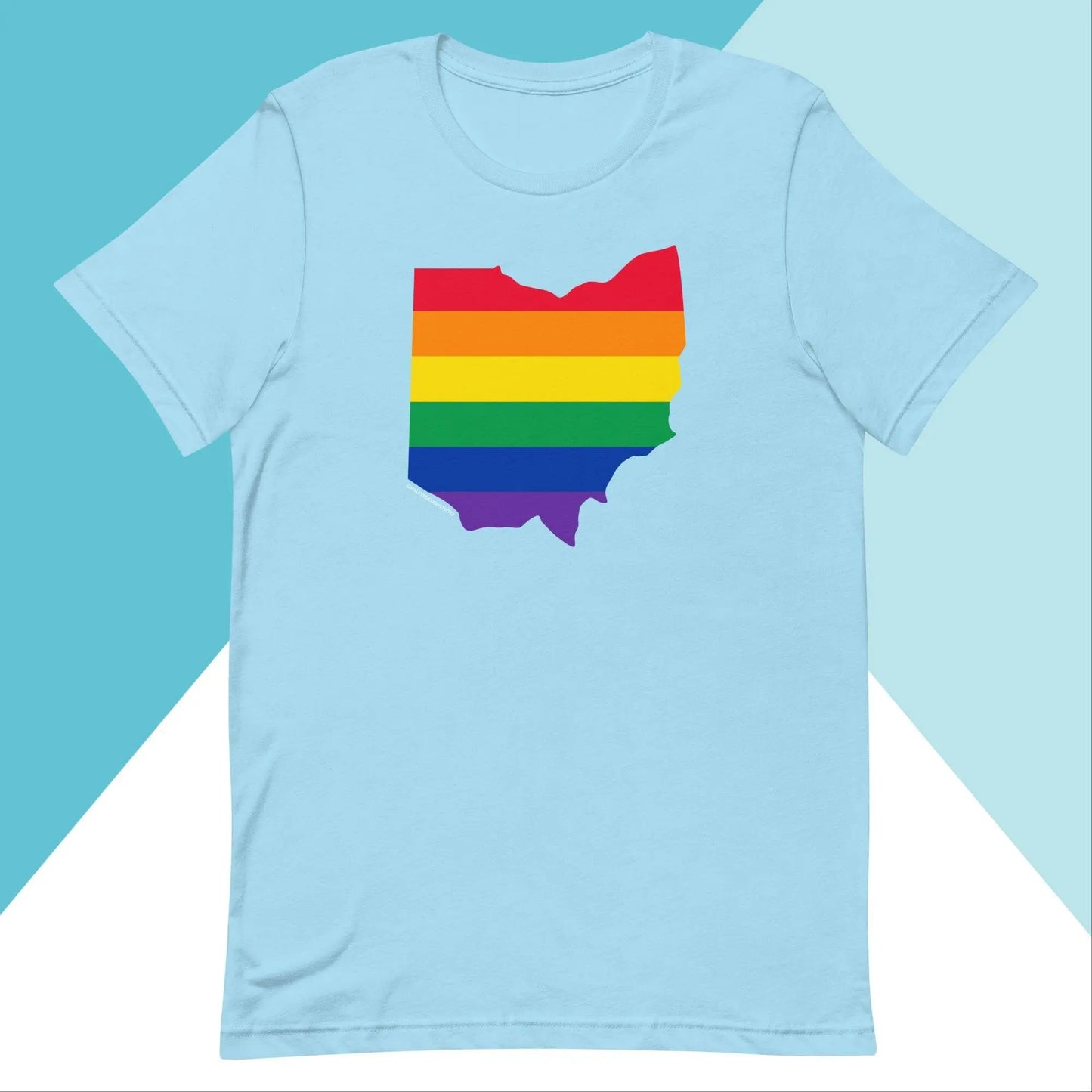 Ohio Pride Rainbow LGBTQIA+ Unisex Shirt North Owl Apparel