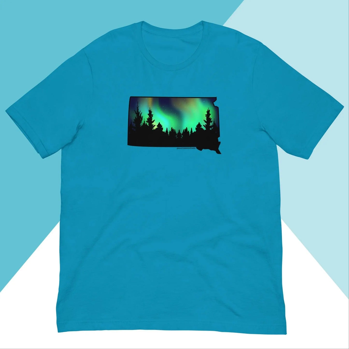South Dakota Northern Lights Unisex Shirt North Owl Apparel
