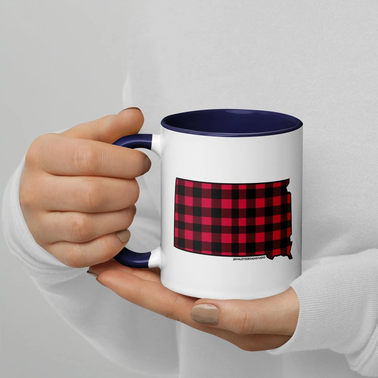 South Dakota Buffalo Plaid Mug North Owl Apparel