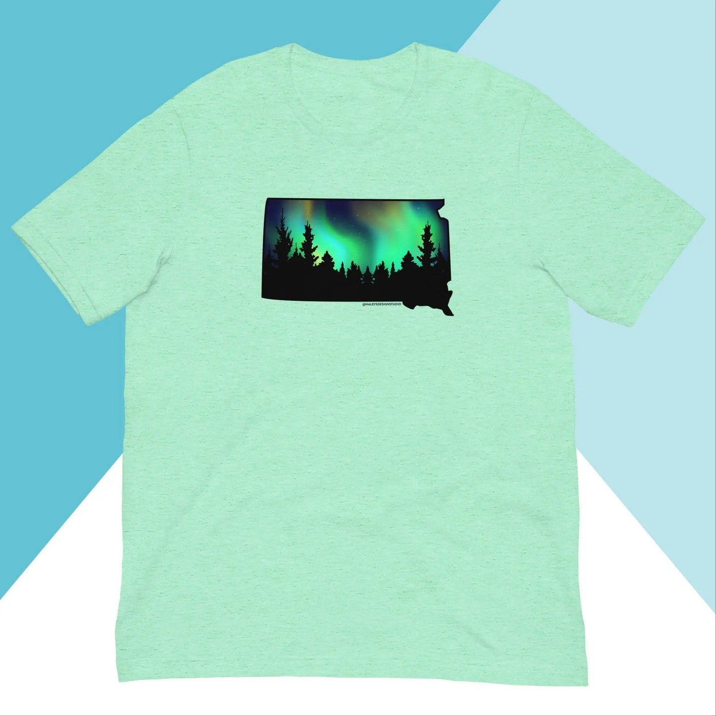 South Dakota Northern Lights Unisex Shirt North Owl Apparel