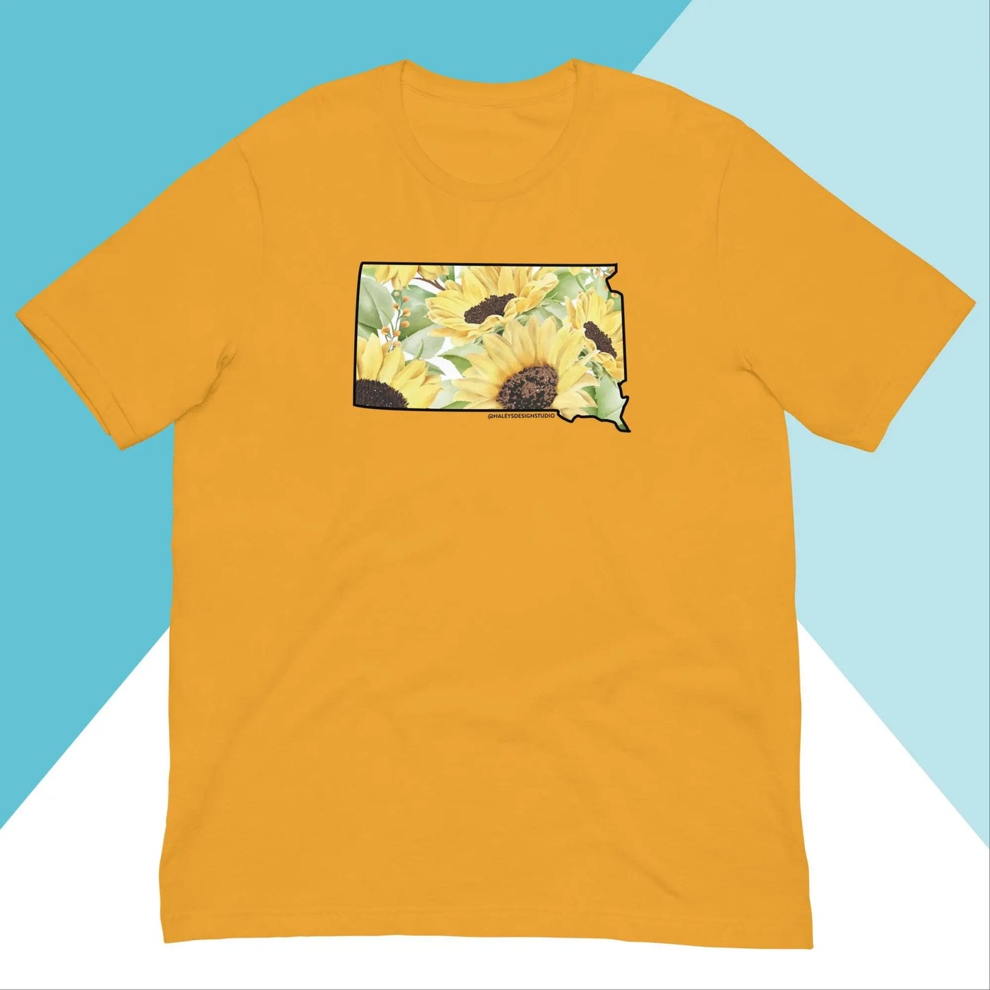 South Dakota Sunflower Iowa Unisex Shirt North Owl Apparel