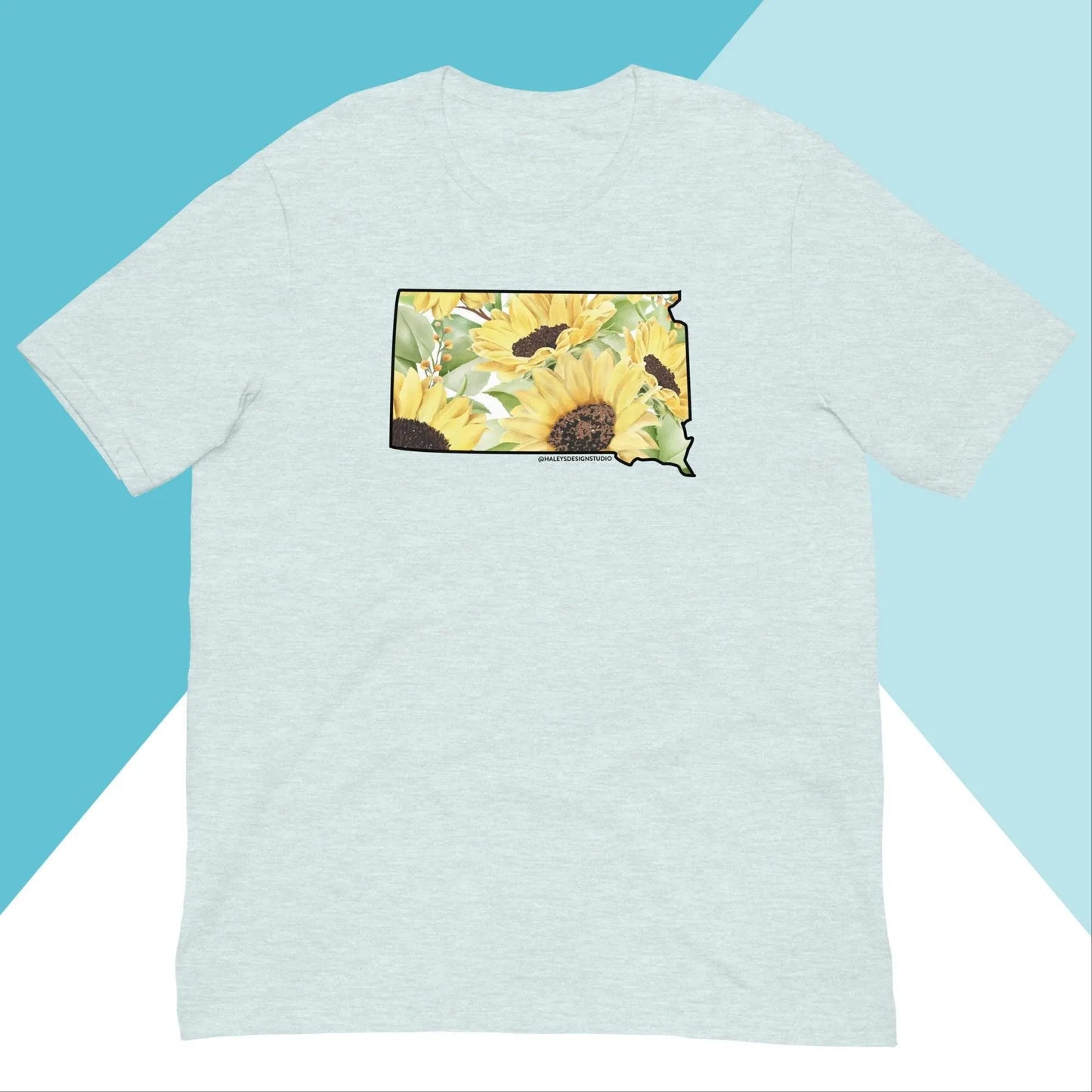 South Dakota Sunflower Iowa Unisex Shirt North Owl Apparel