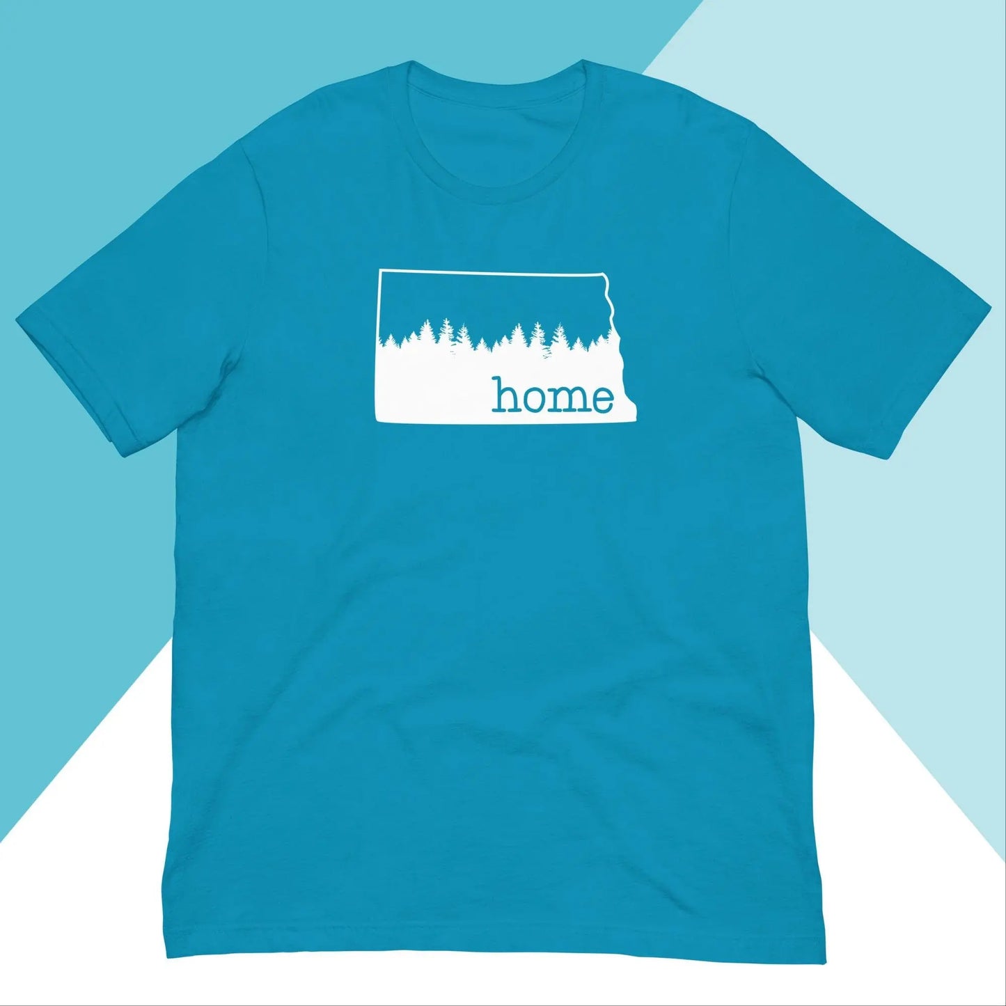 North Dakota Home Pine Trees Unisex Shirt North Owl Apparel