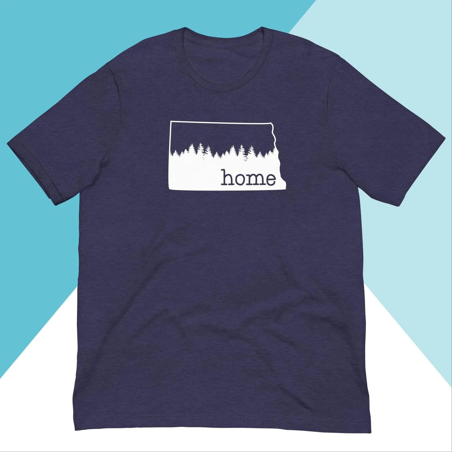 North Dakota Home Pine Trees Unisex Shirt North Owl Apparel