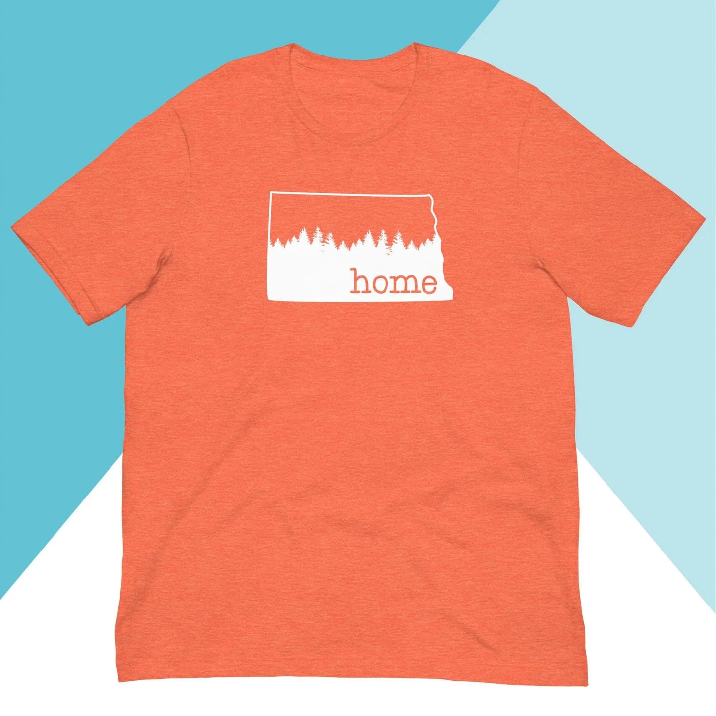North Dakota Home Pine Trees Unisex Shirt North Owl Apparel