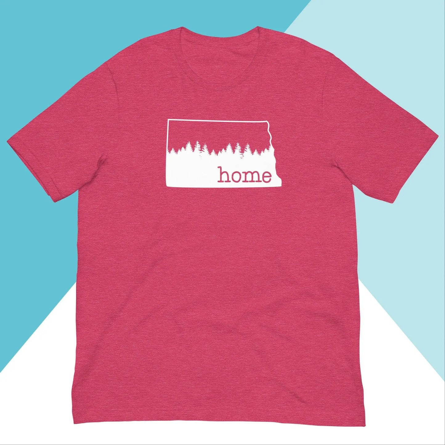 North Dakota Home Pine Trees Unisex Shirt North Owl Apparel