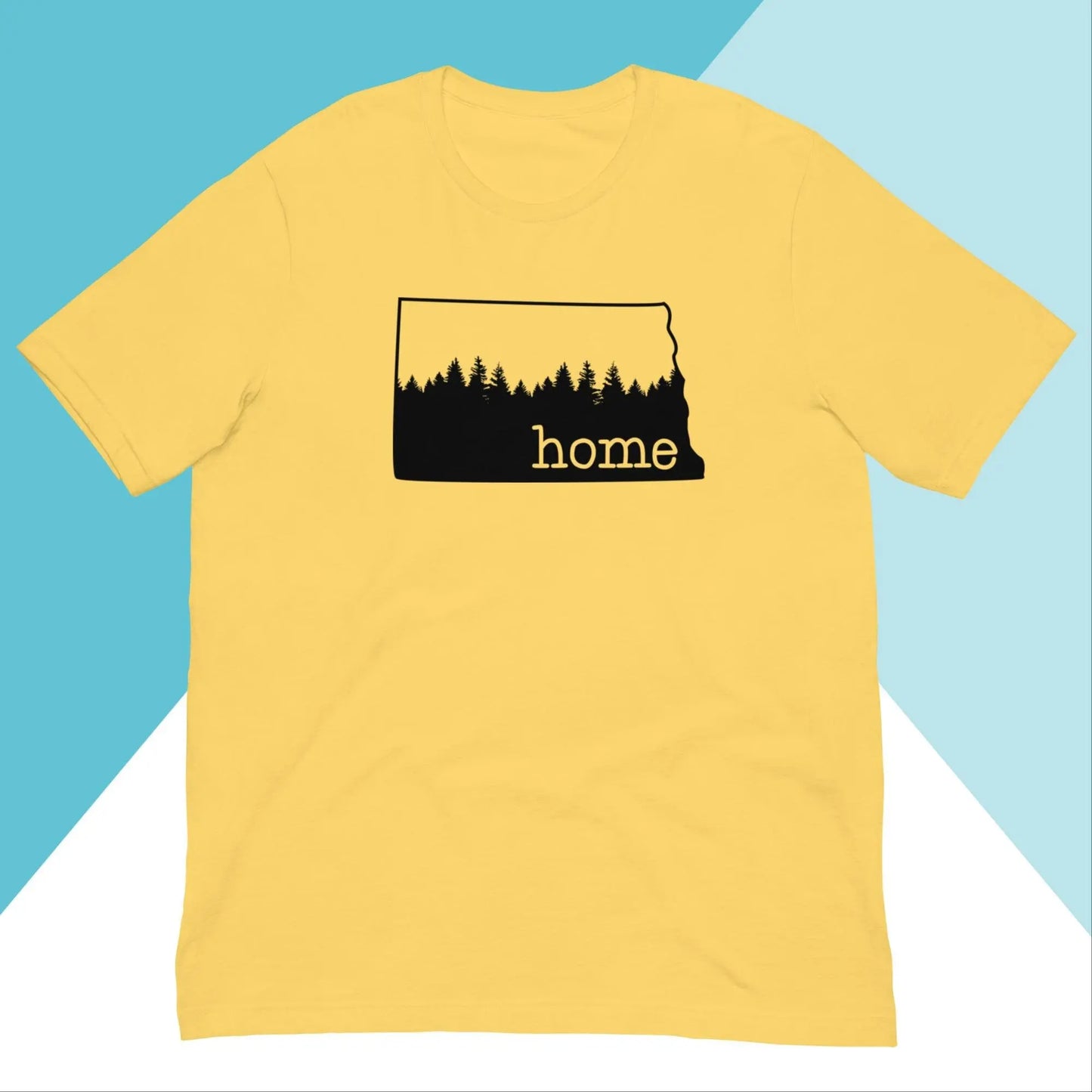 North Dakota Home Pine Trees Unisex Shirt North Owl Apparel