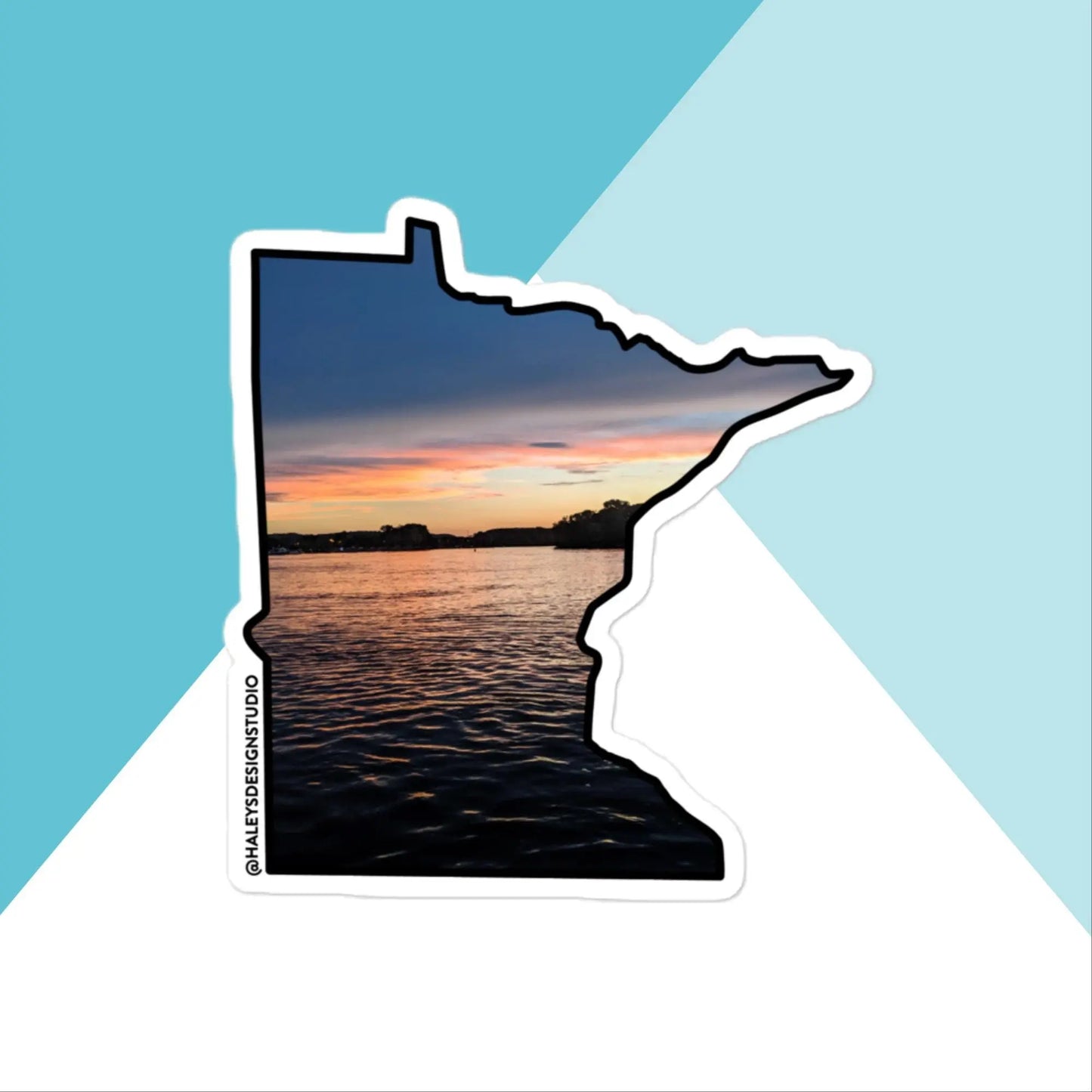 Minnesota Sunset Vinyl Sticker North Owl Apparel
