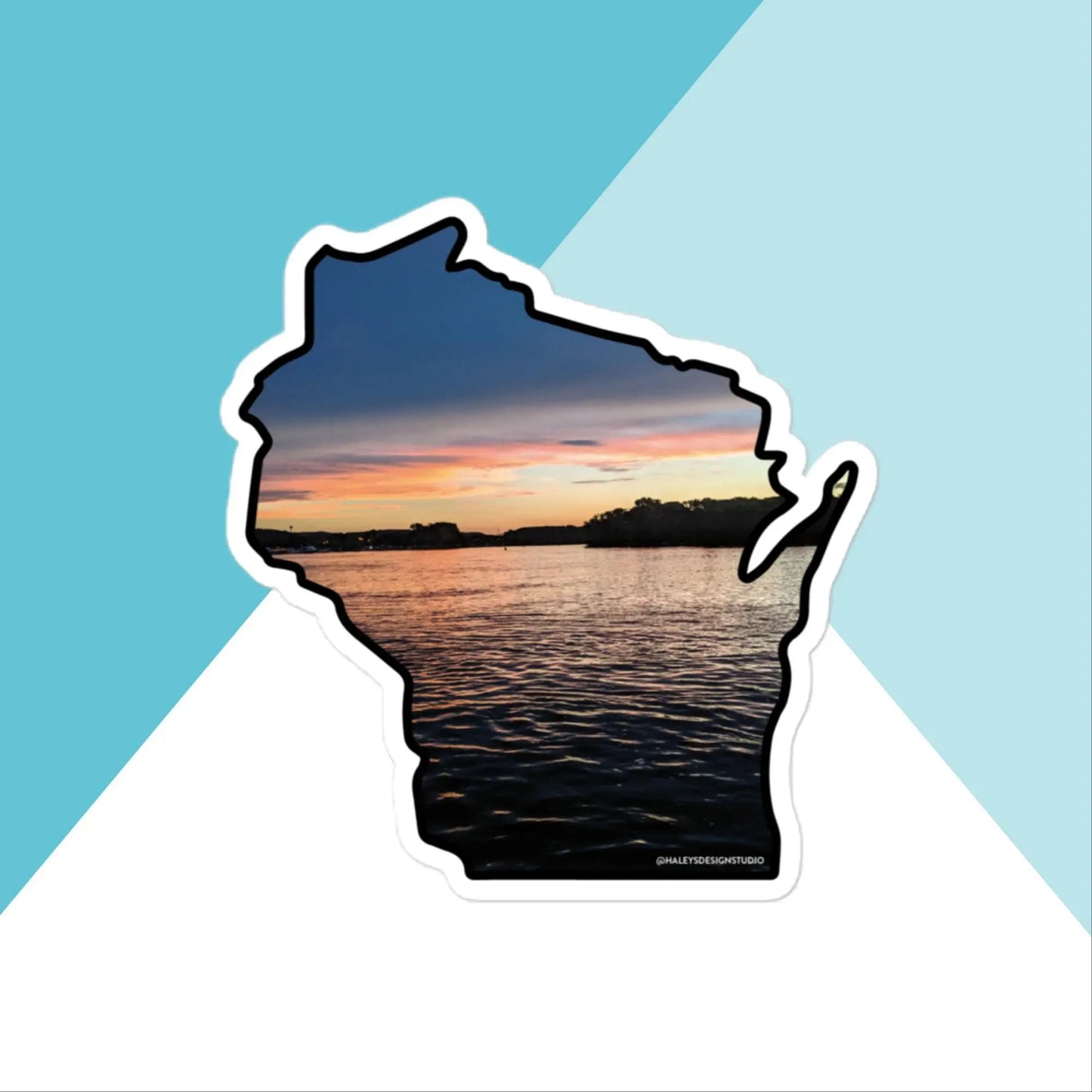 Wisconsin Sunset Vinyl Sticker North Owl Apparel