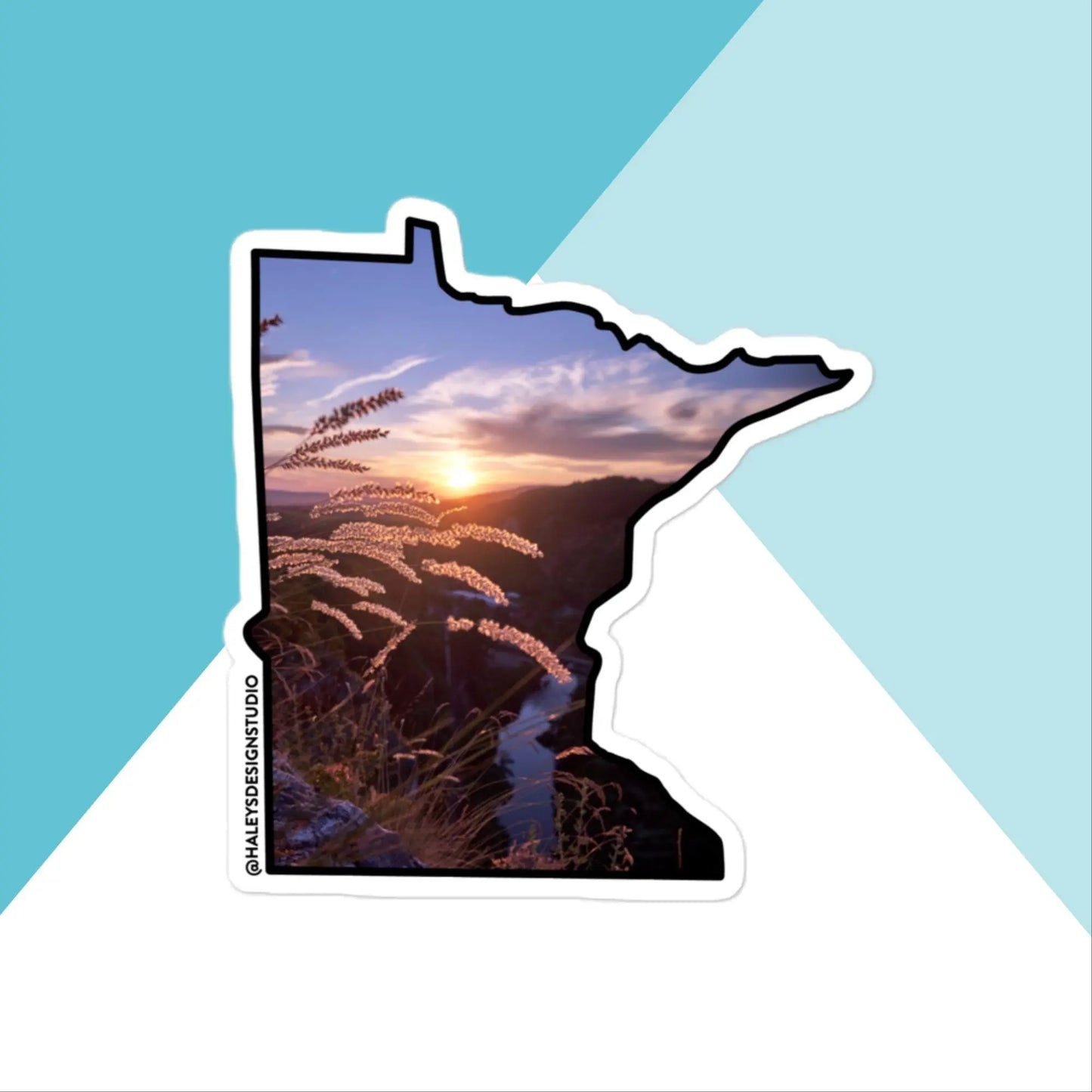 Minnesota Sunrise Vinyl Sticker North Owl Apparel