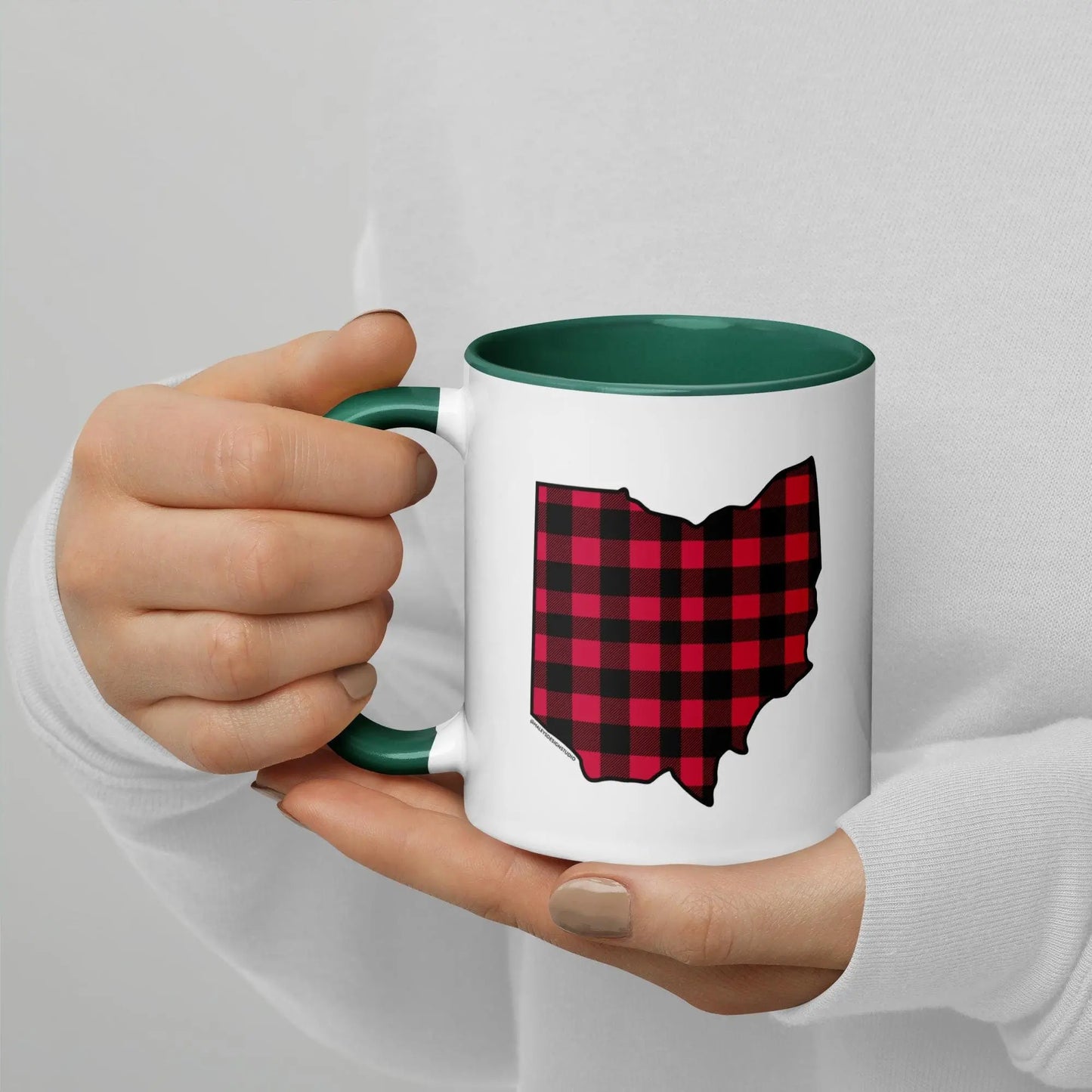 Ohio Buffalo Plaid Mug North Owl Apparel