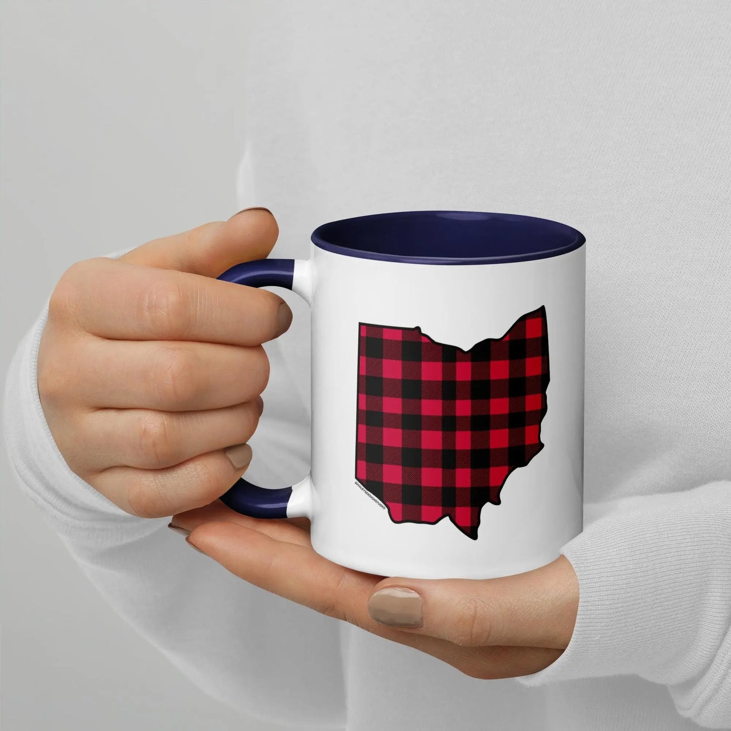 Ohio Buffalo Plaid Mug North Owl Apparel