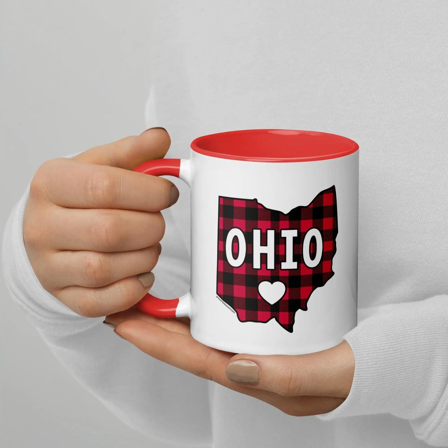 Ohio Buffalo Plaid Mug North Owl Apparel