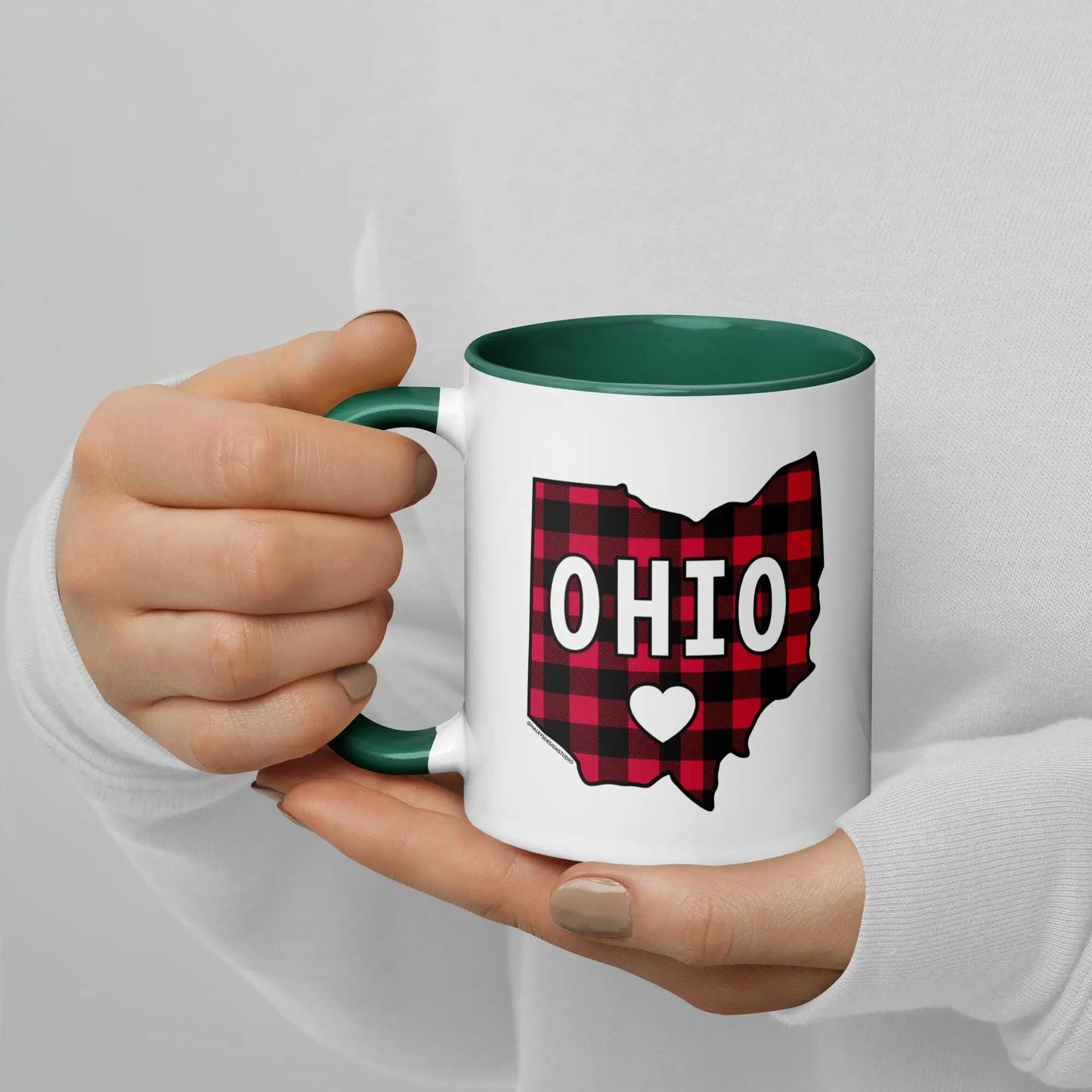 Ohio Buffalo Plaid Mug North Owl Apparel