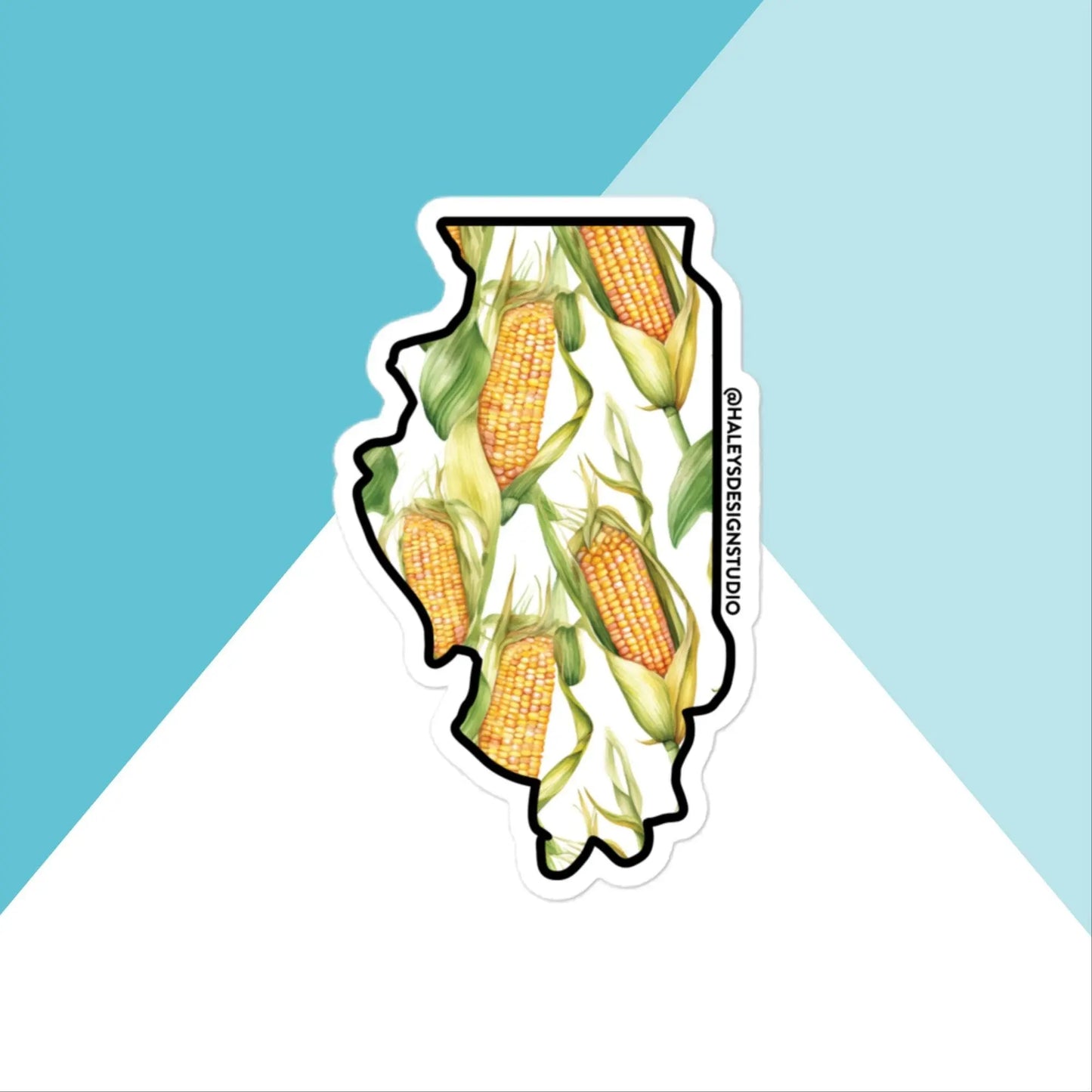 Illinois Sweet Corn Cob Vinyl Sticker North Owl Apparel
