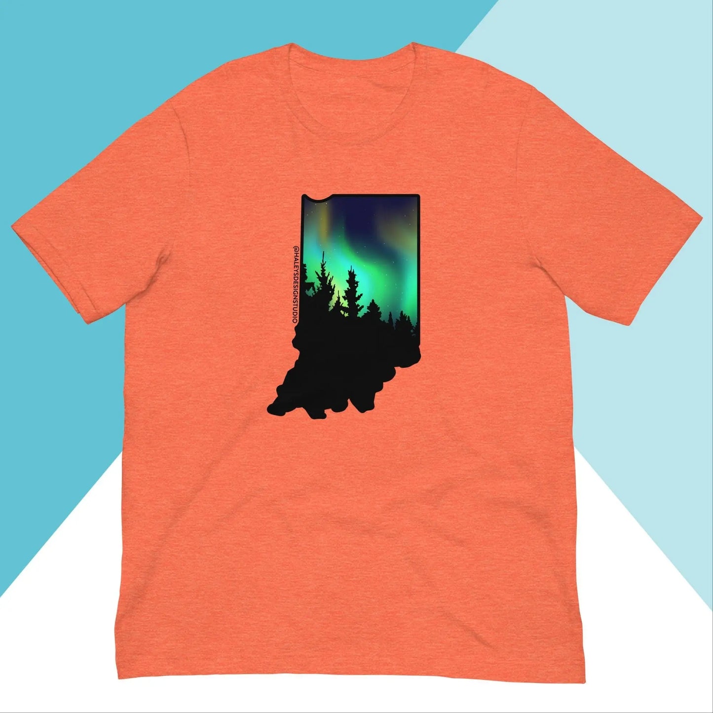 Indiana Northern Lights Unisex Shirt North Owl Apparel