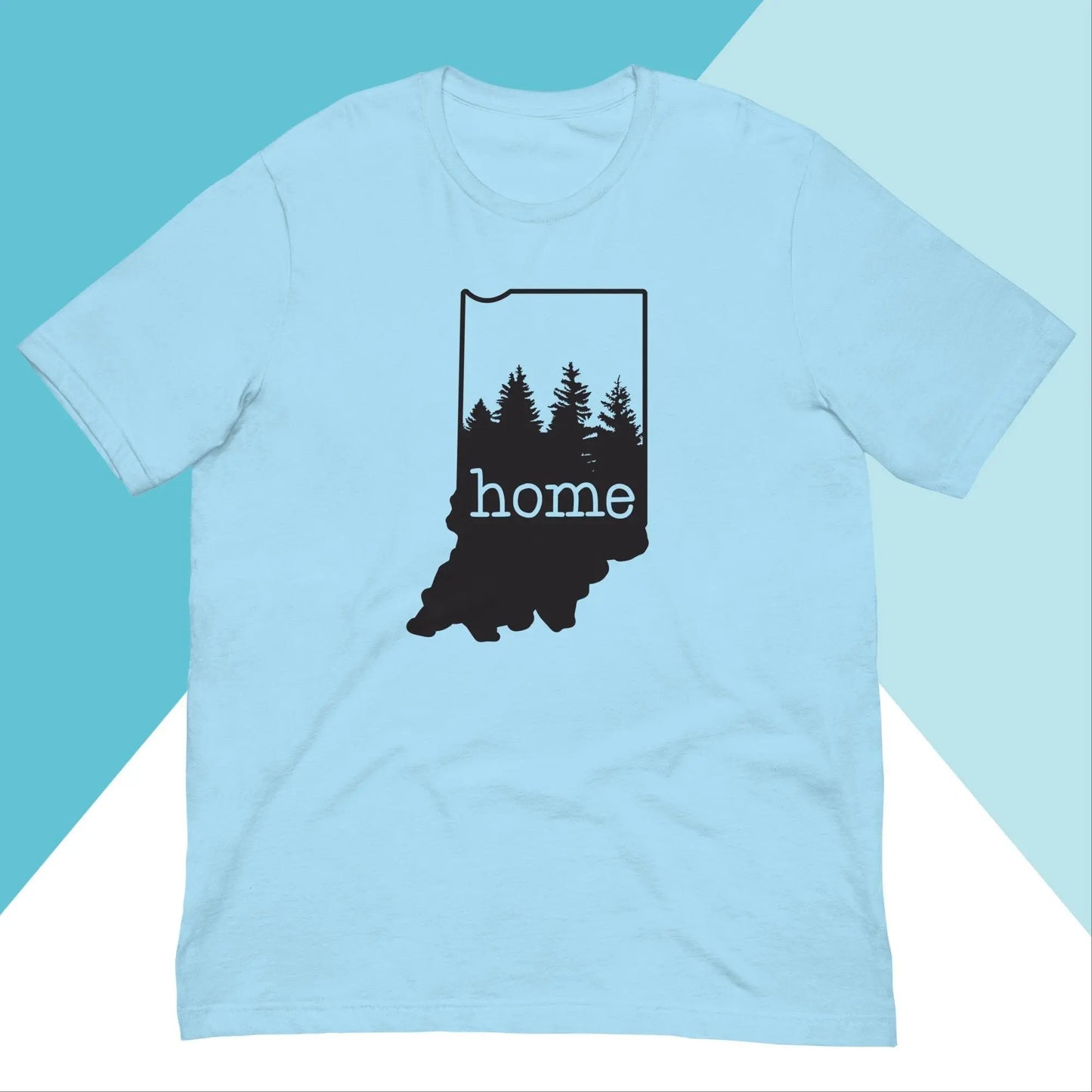 Indiana Home Pine Trees Unisex Shirt North Owl Apparel
