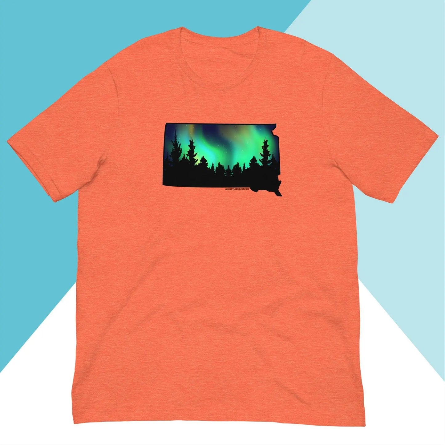 South Dakota Northern Lights Unisex Shirt North Owl Apparel
