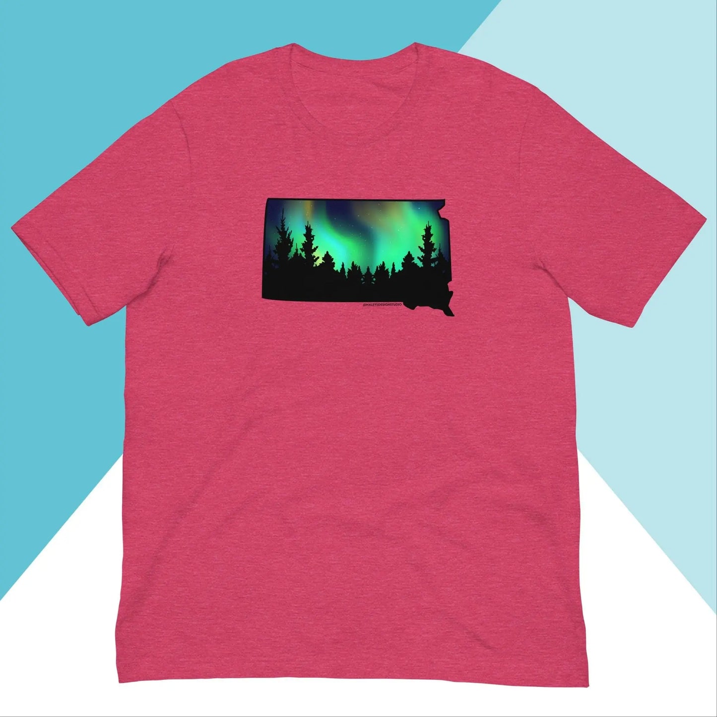 South Dakota Northern Lights Unisex Shirt North Owl Apparel