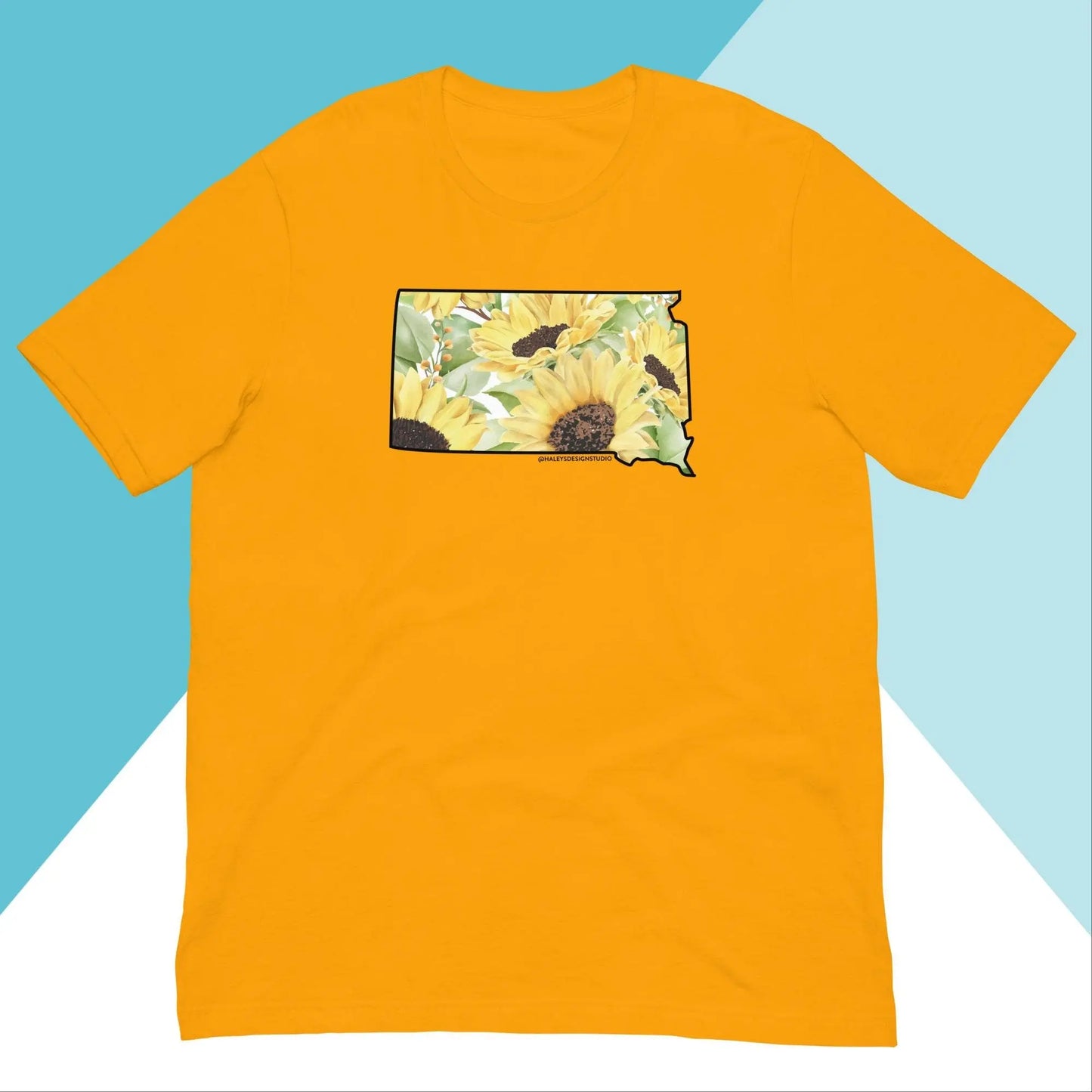 South Dakota Sunflower Iowa Unisex Shirt North Owl Apparel