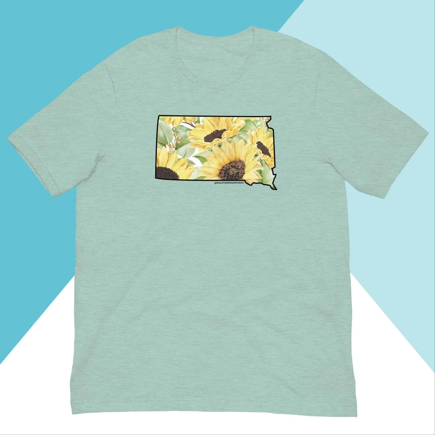 South Dakota Sunflower Iowa Unisex Shirt North Owl Apparel