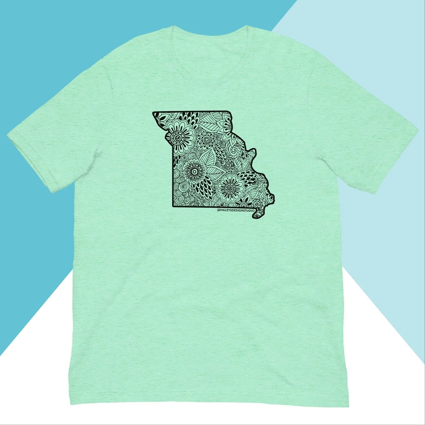 Missouri Floral Mandala Unisex Shirt North Owl Apparel